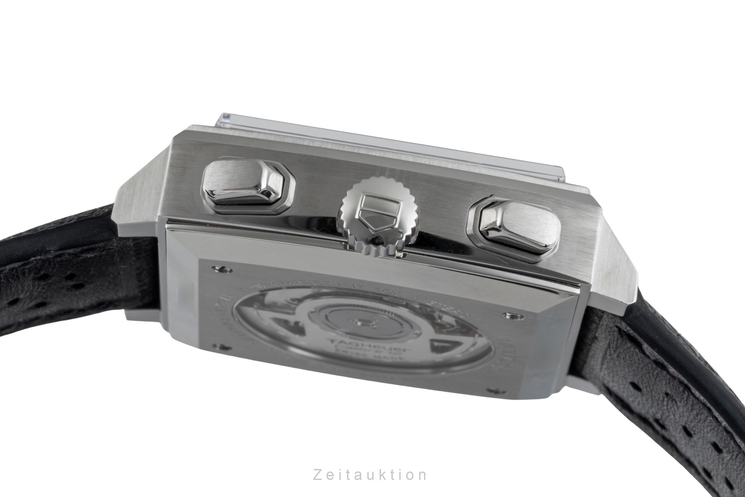 Tag Heuer Monaco chronographe acier automatique montre pour hommes CAW2111.FC6183 LP: 7900EUR  [2505316]