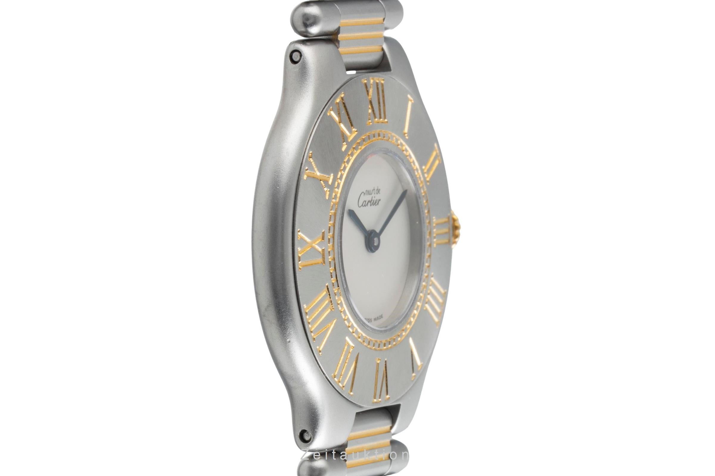 Cartier Must De Cartier 21 gilt / steel quartz women's watch 83090171, 9010  [2505318]