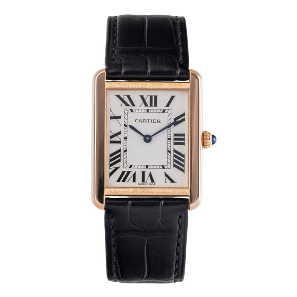 Cartier Tank or rouge 18 ct quartz montre pour hommes W5200025  [2505322]