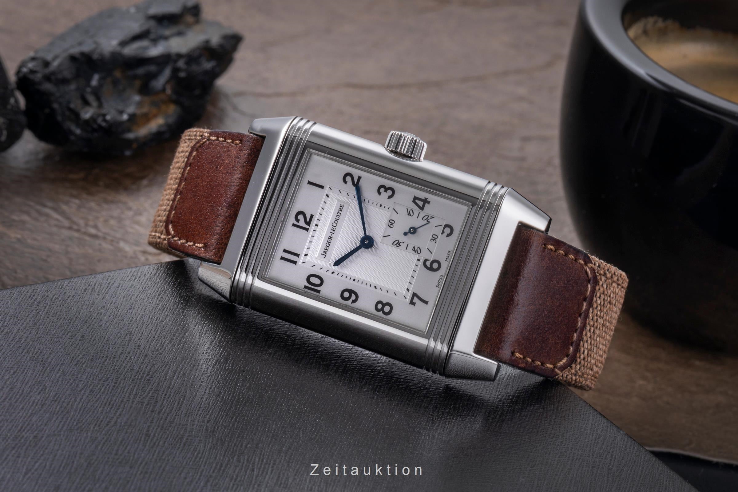 Jaeger LeCoultre Reverso steel manual winding men's watch Q3018420, 240.8.14  [2505324]