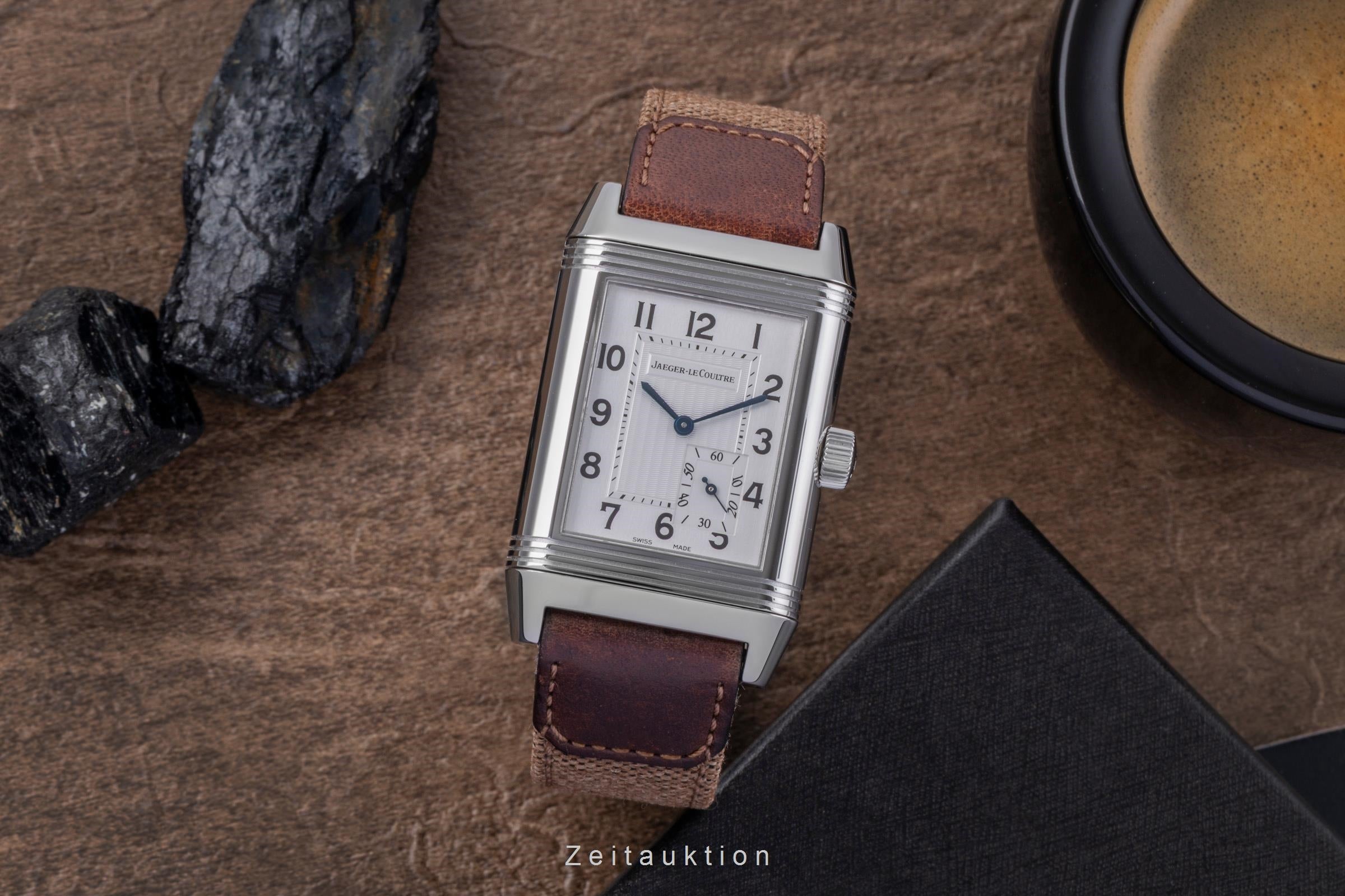 Jaeger LeCoultre Reverso steel manual winding men's watch Q3018420, 240.8.14  [2505324]