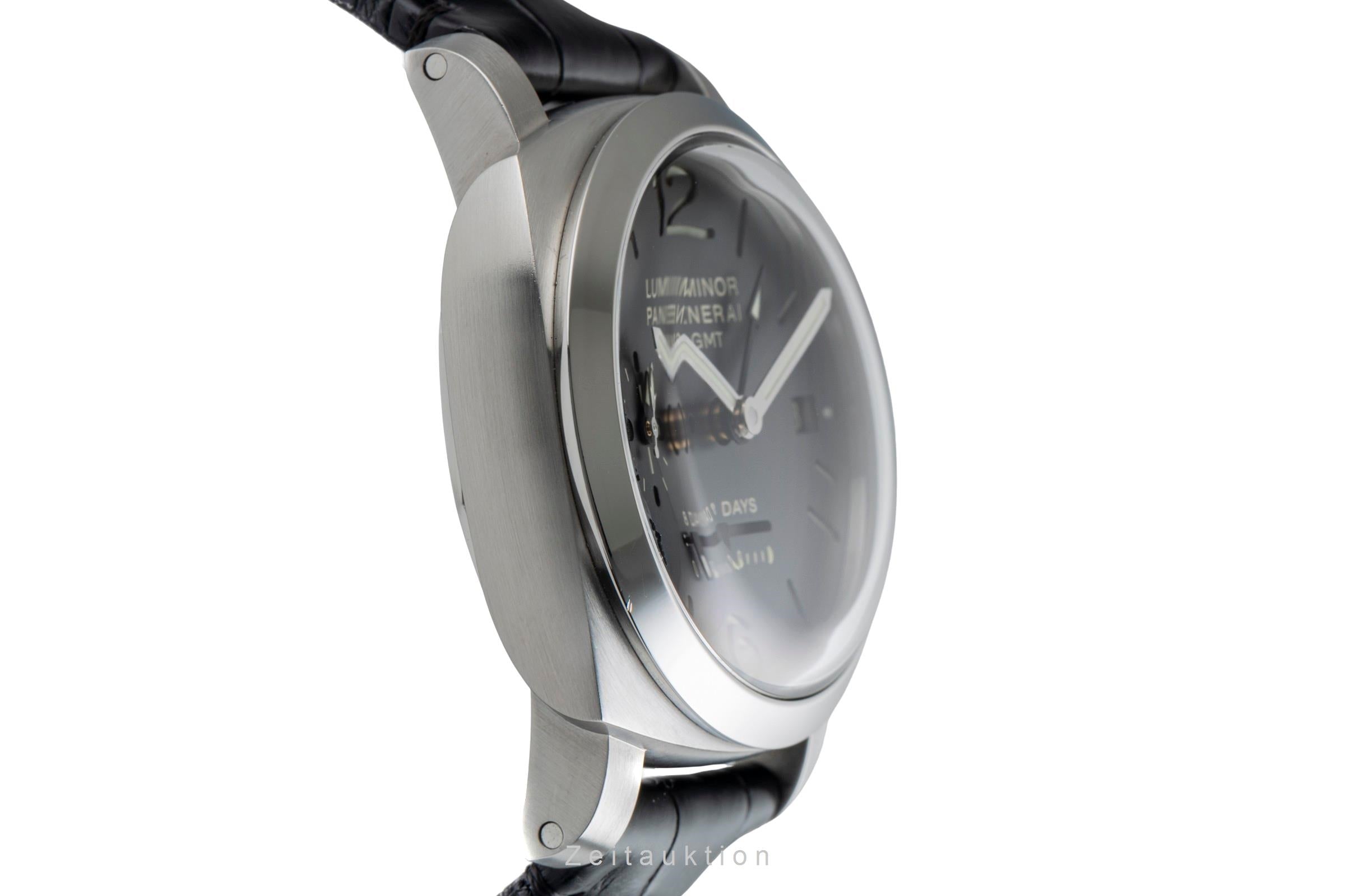 Panerai Luminor 1950 8 Days GMT Stahl Handaufzug Herrenuhr Ref. PAM00233 B&P [2505325]