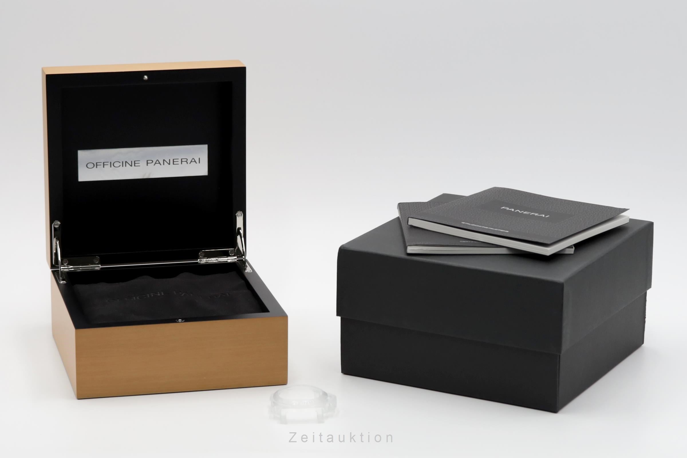 Panerai Luminor 1950 8 Days GMT Stahl Handaufzug Herrenuhr Ref. PAM00233 B&P [2505325]