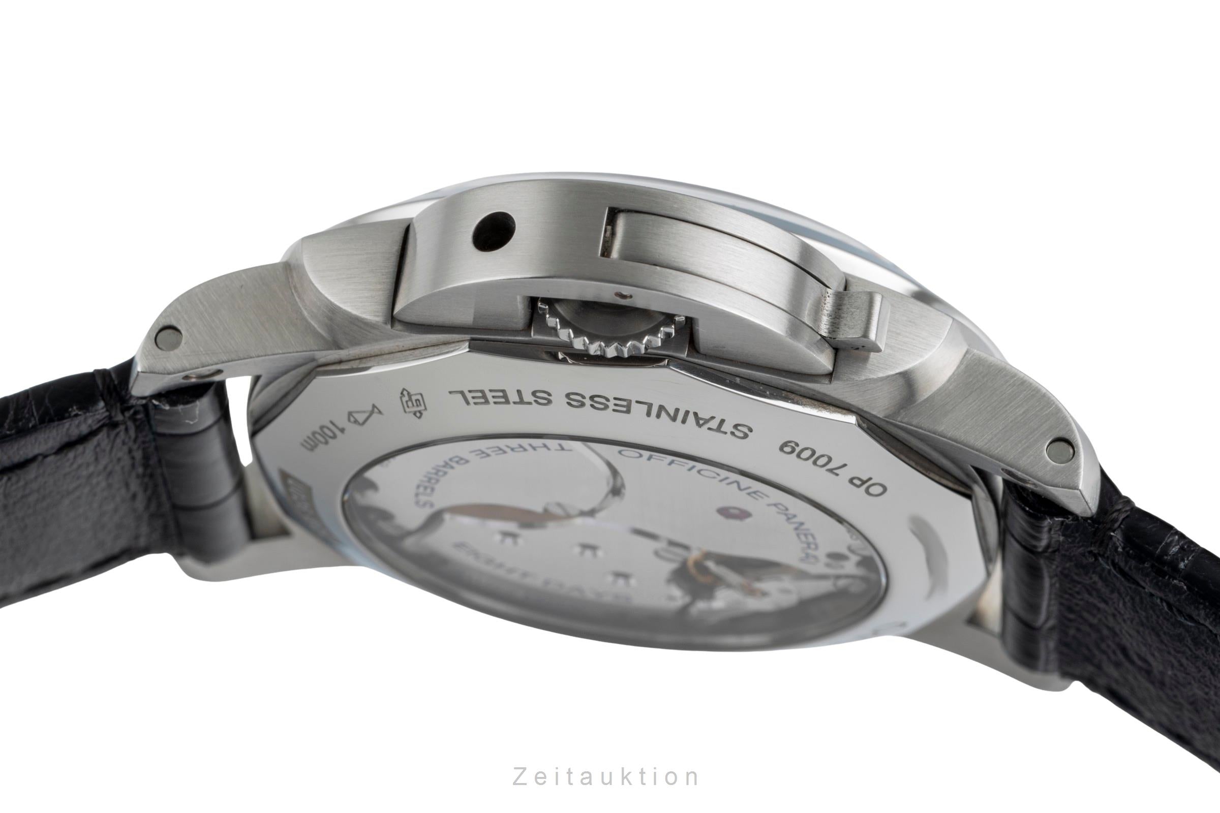 Panerai Luminor 1950 8 Days GMT Stahl Handaufzug Herrenuhr Ref. PAM00233 B&P [2505325]