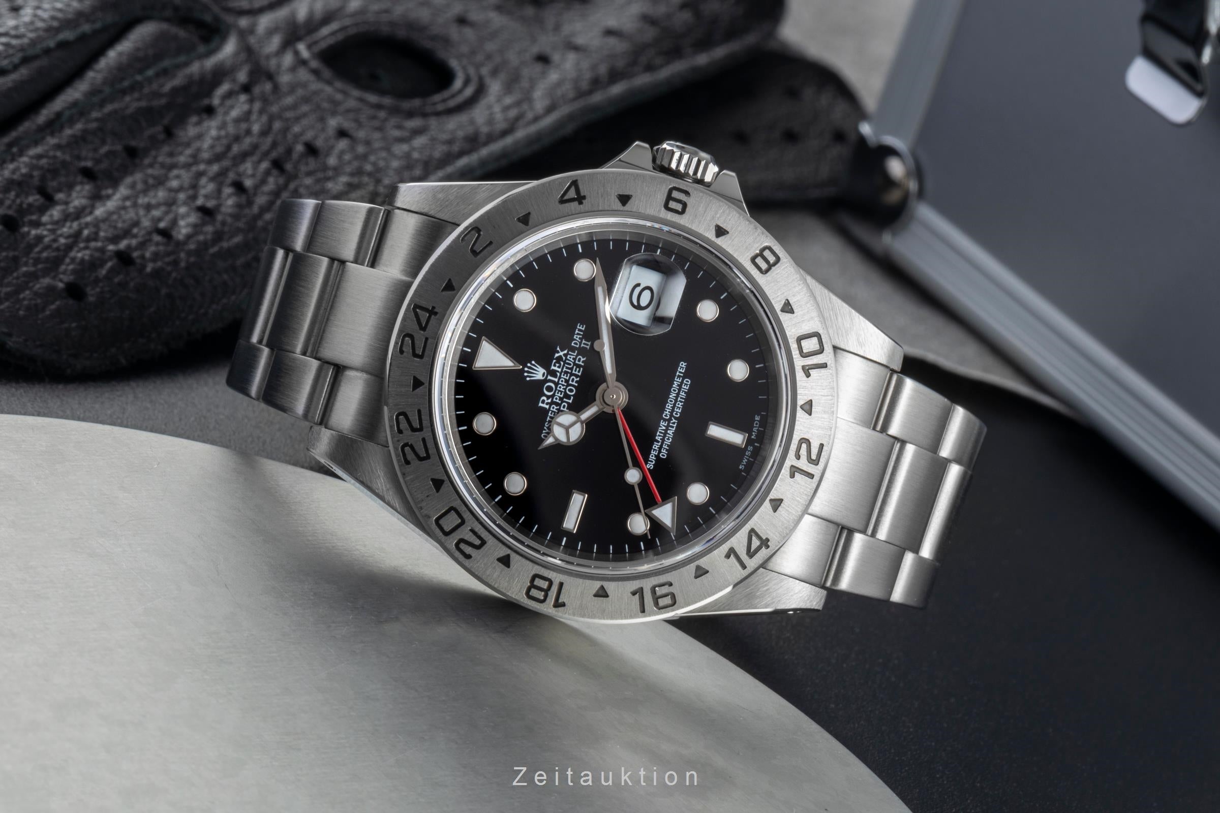 Rolex Explorer II acero automático reloj para caballeros 16570  [2505331]