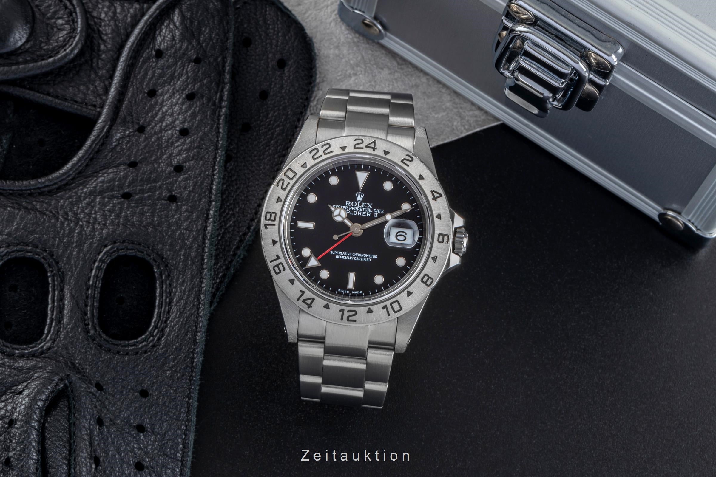 Rolex Explorer II acero automático reloj para caballeros 16570  [2505331]