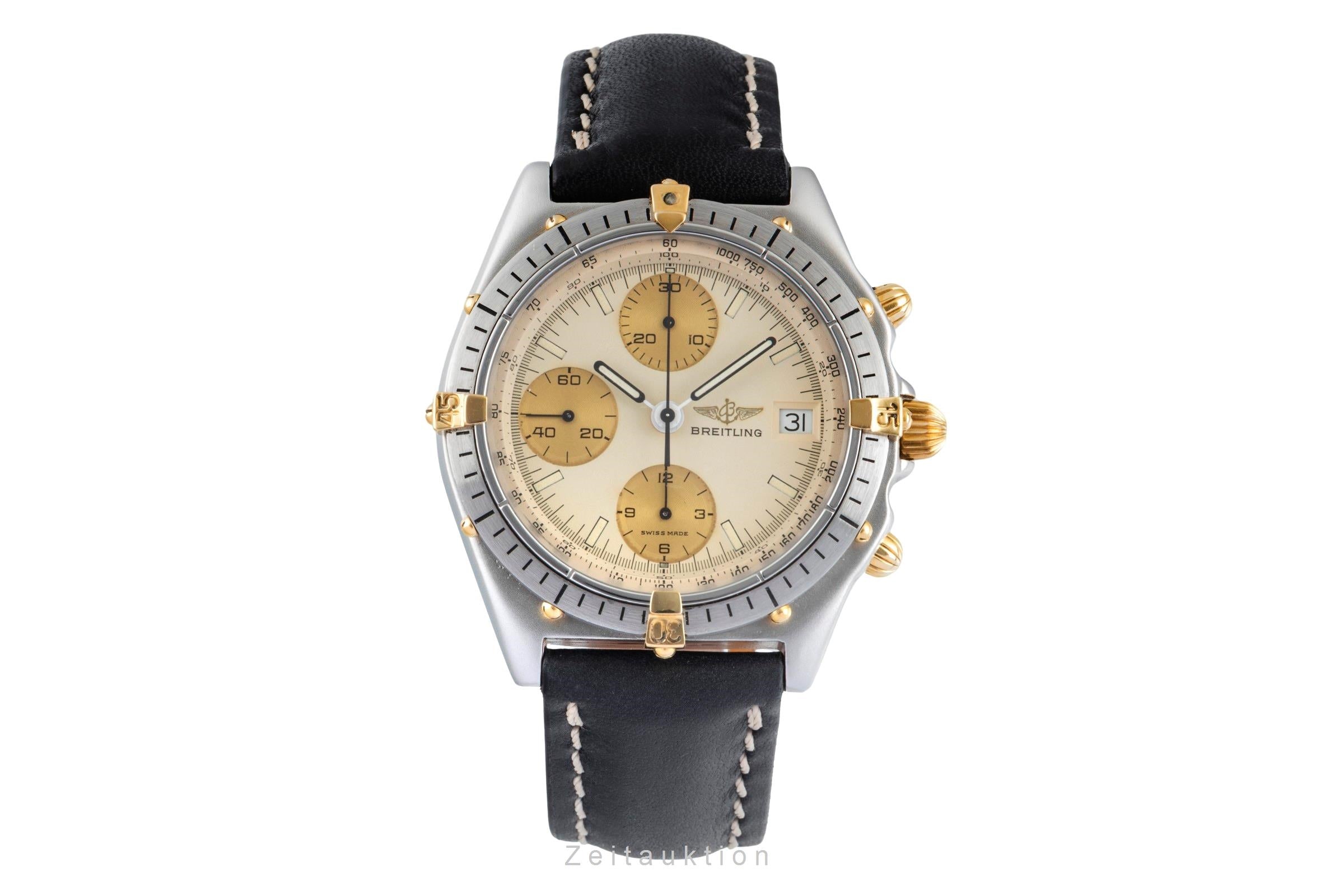 Breitling Chronomat chronograph gilt / steel automatic Ref. 81950