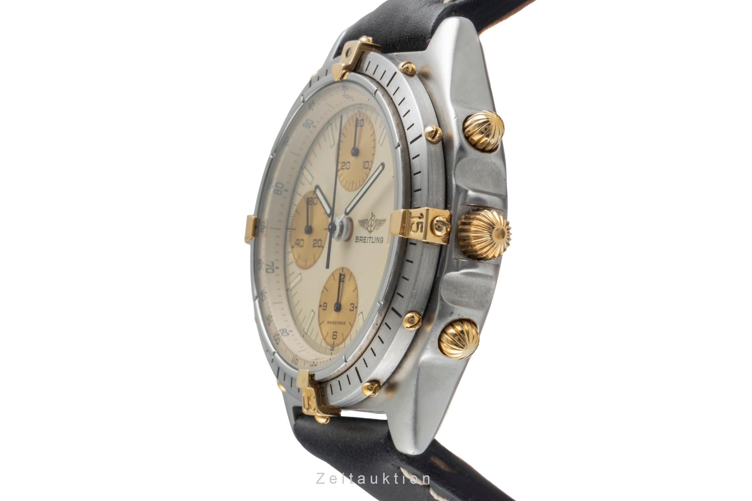 Breitling Chronomat chronographe acier / doré automatique montre pour hommes 81950  [2505332]