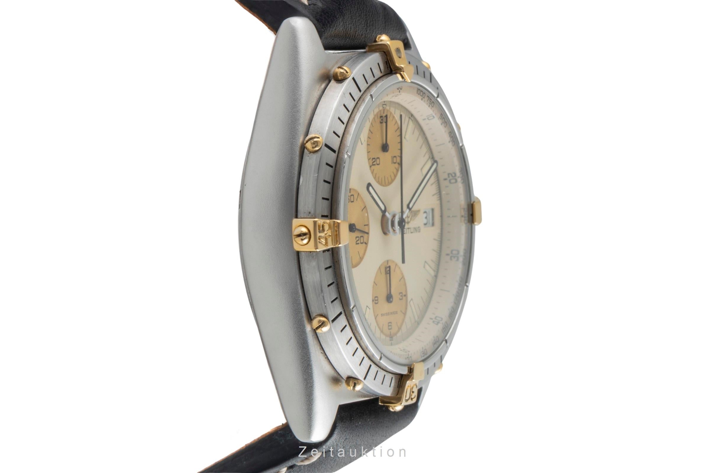 Breitling Chronomat chronographe acier / doré automatique montre pour hommes 81950  [2505332]