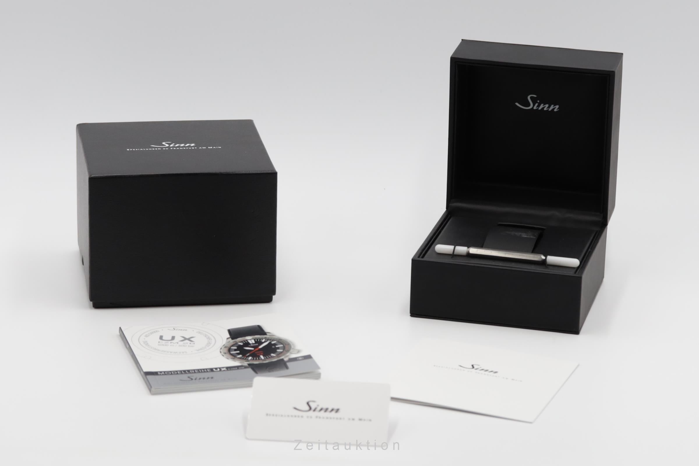 Sinn UX EZM 2B Stahl Herrenuhr Ref. 403.060 B&P 2018 NP: 3210 € [2505333]