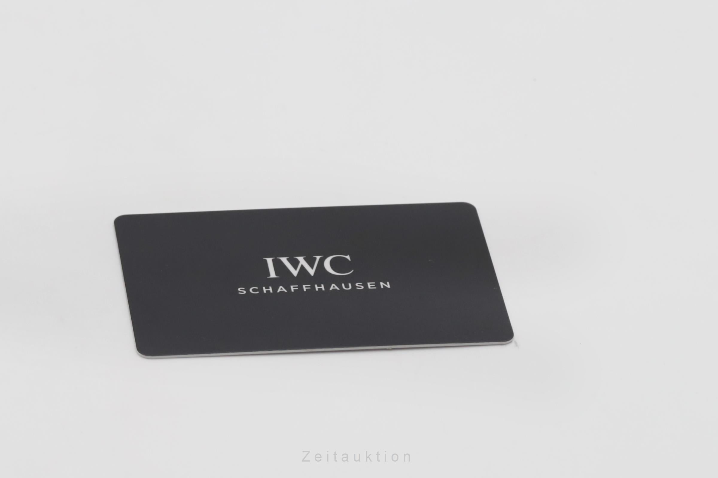 IWC Portugieser chronograph steel automatic men's watch IW371606 LP: 9100EUR  [2505336]