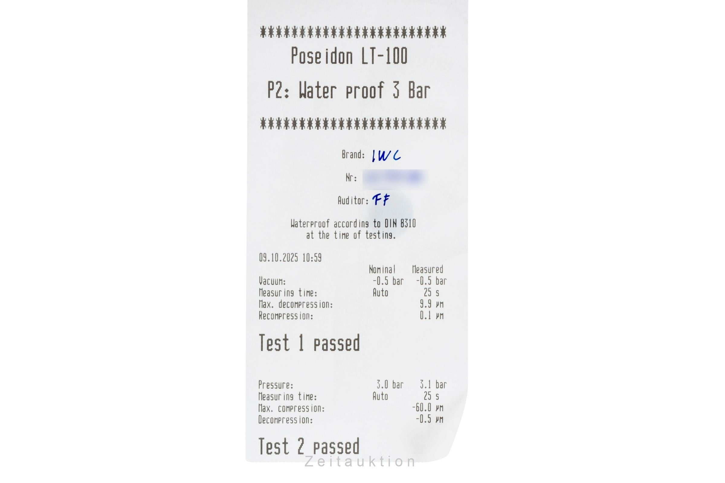 IWC Portugieser chronograph steel automatic men's watch IW371606 LP: 9100EUR  [2505336]