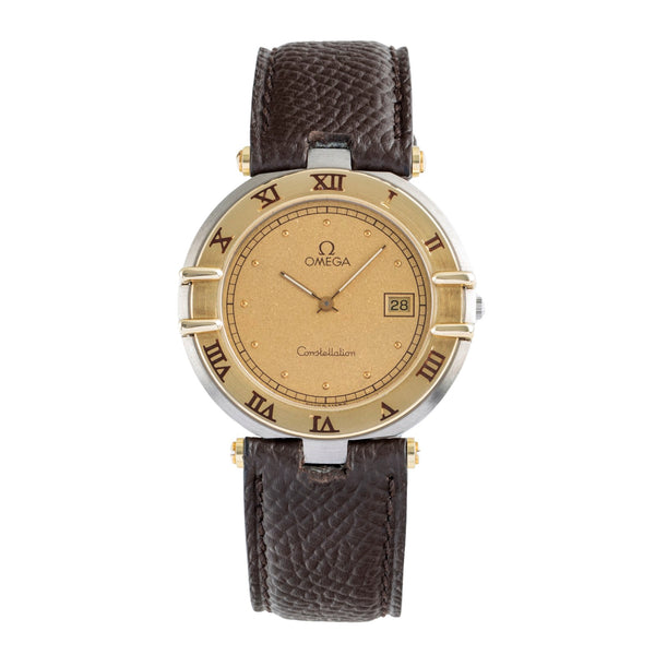 Omega Constellation acier / or  quartz unisexe 196.0305 Vintage  [2505338]