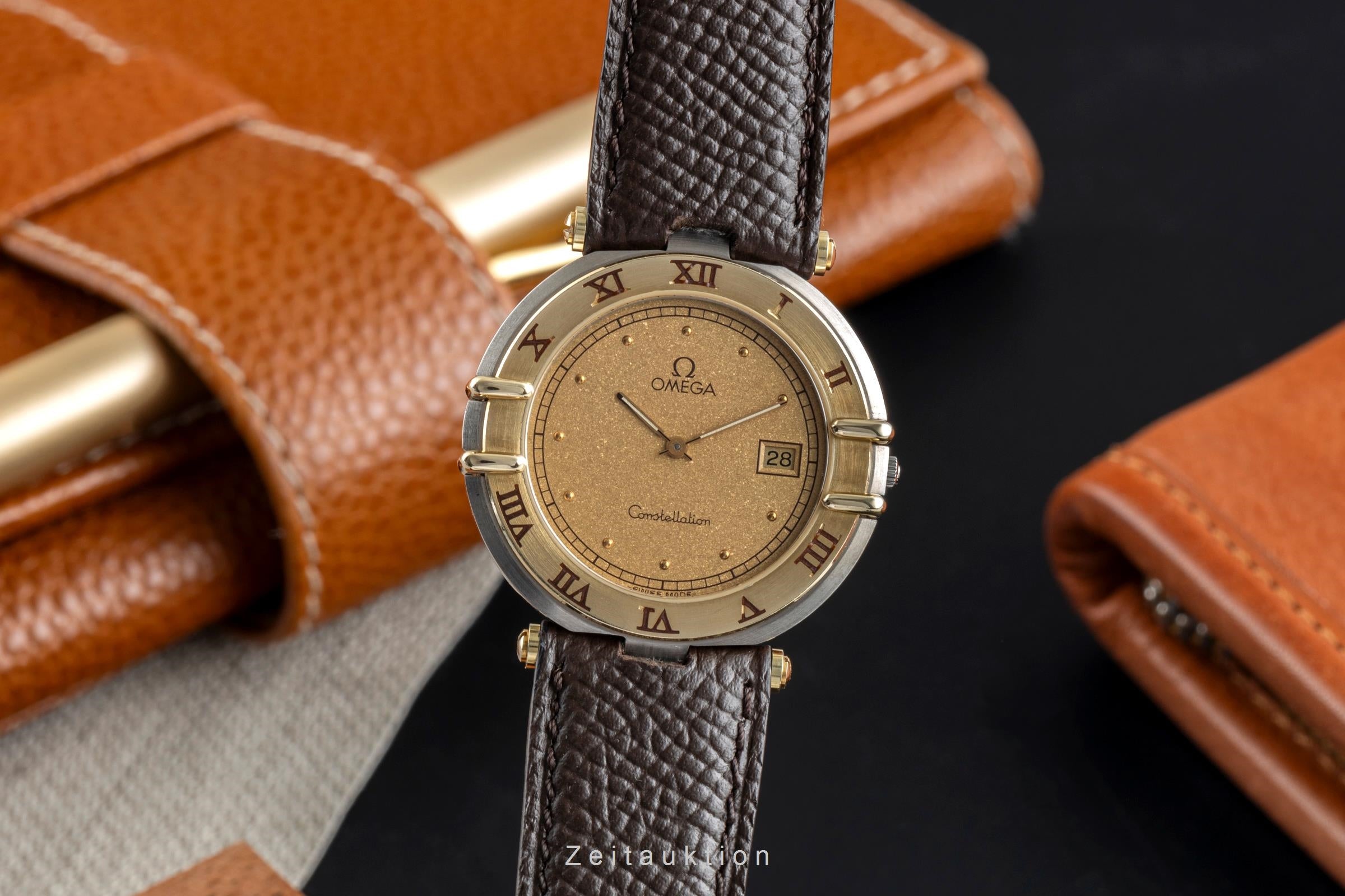 Omega Constellation acier / or  quartz unisexe 196.0305 Vintage  [2505338]