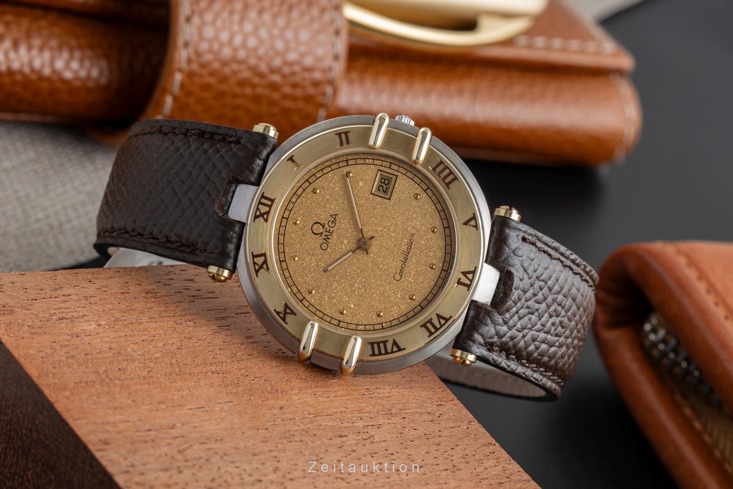 Omega Constellation acier / or  quartz unisexe 196.0305 Vintage  [2505338]