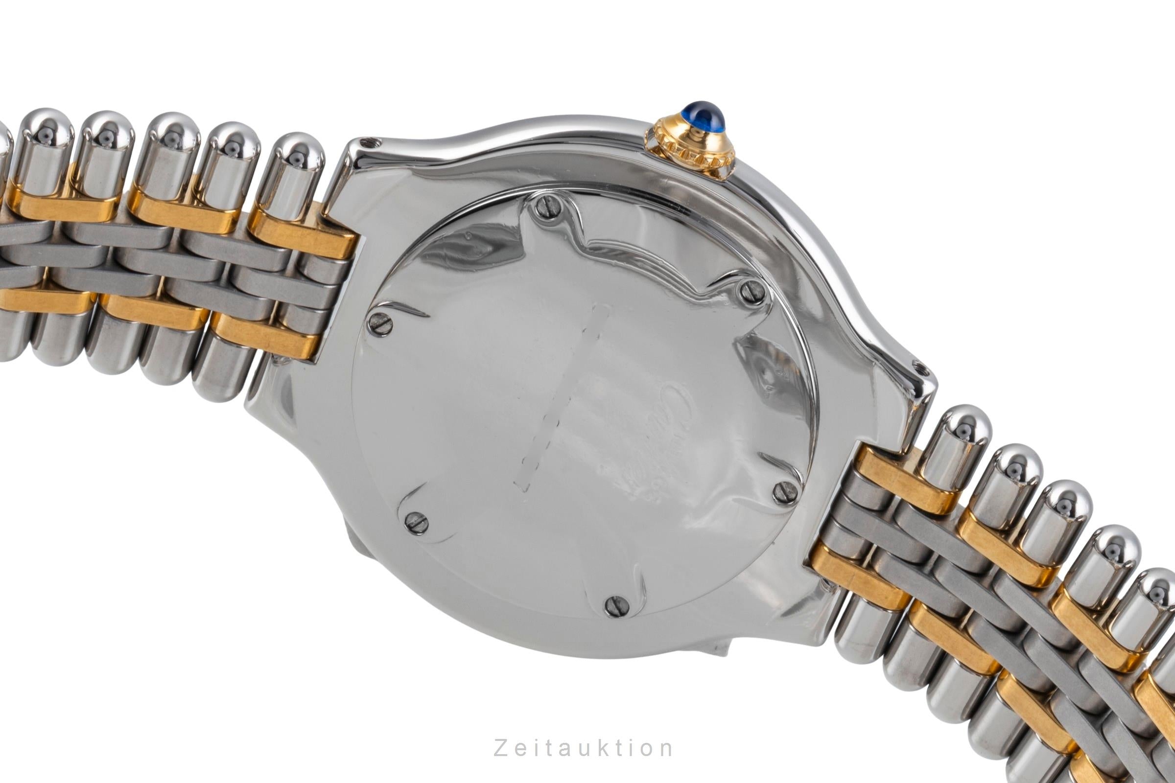 Cartier must de Cartier 21 Lady "Grain de riz" Stahl Gold Damenuhr Ref. W10050F4 [2505339]