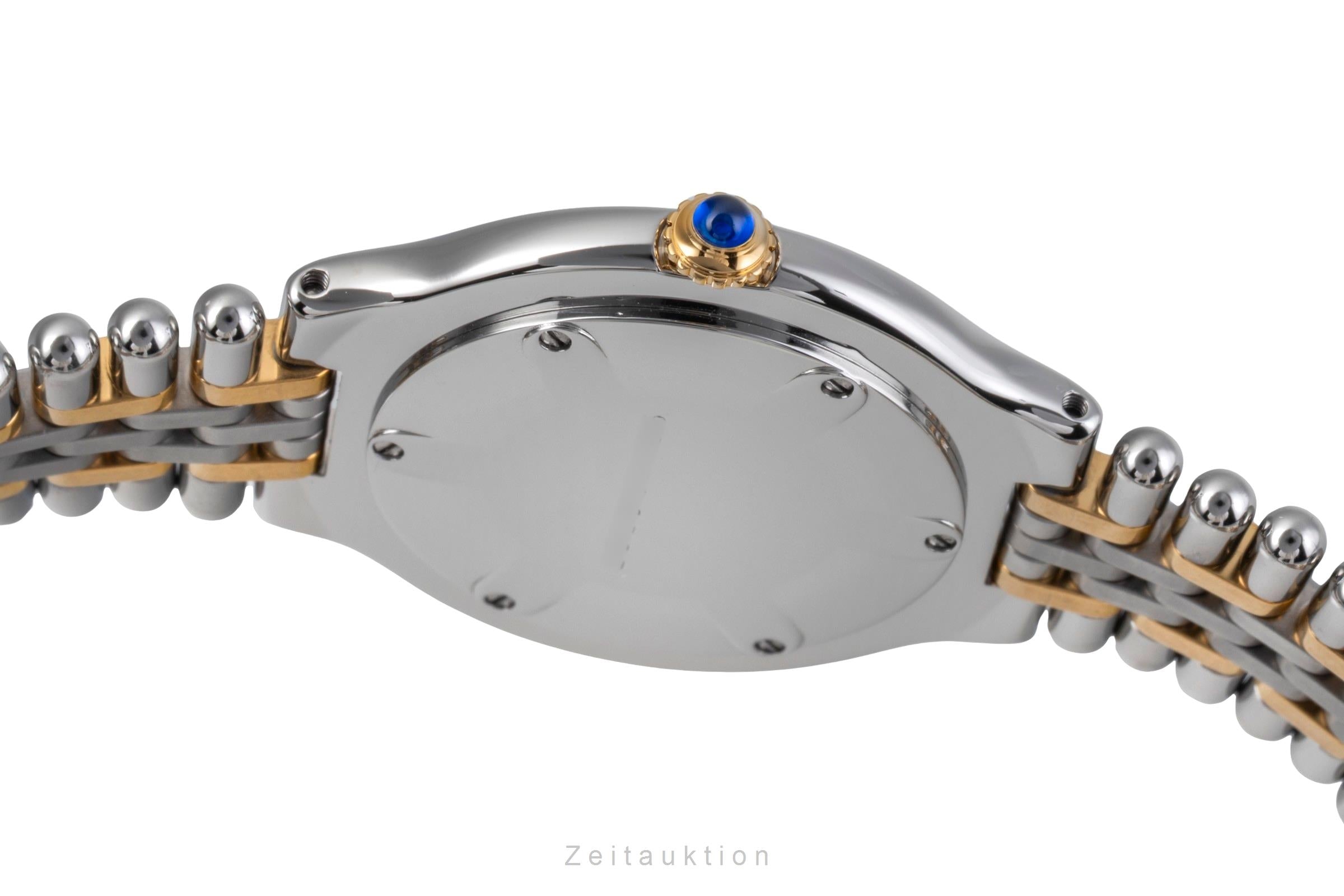 Cartier must de Cartier 21 Lady "Grain de riz" Stahl Gold Damenuhr Ref. W10050F4 [2505339]