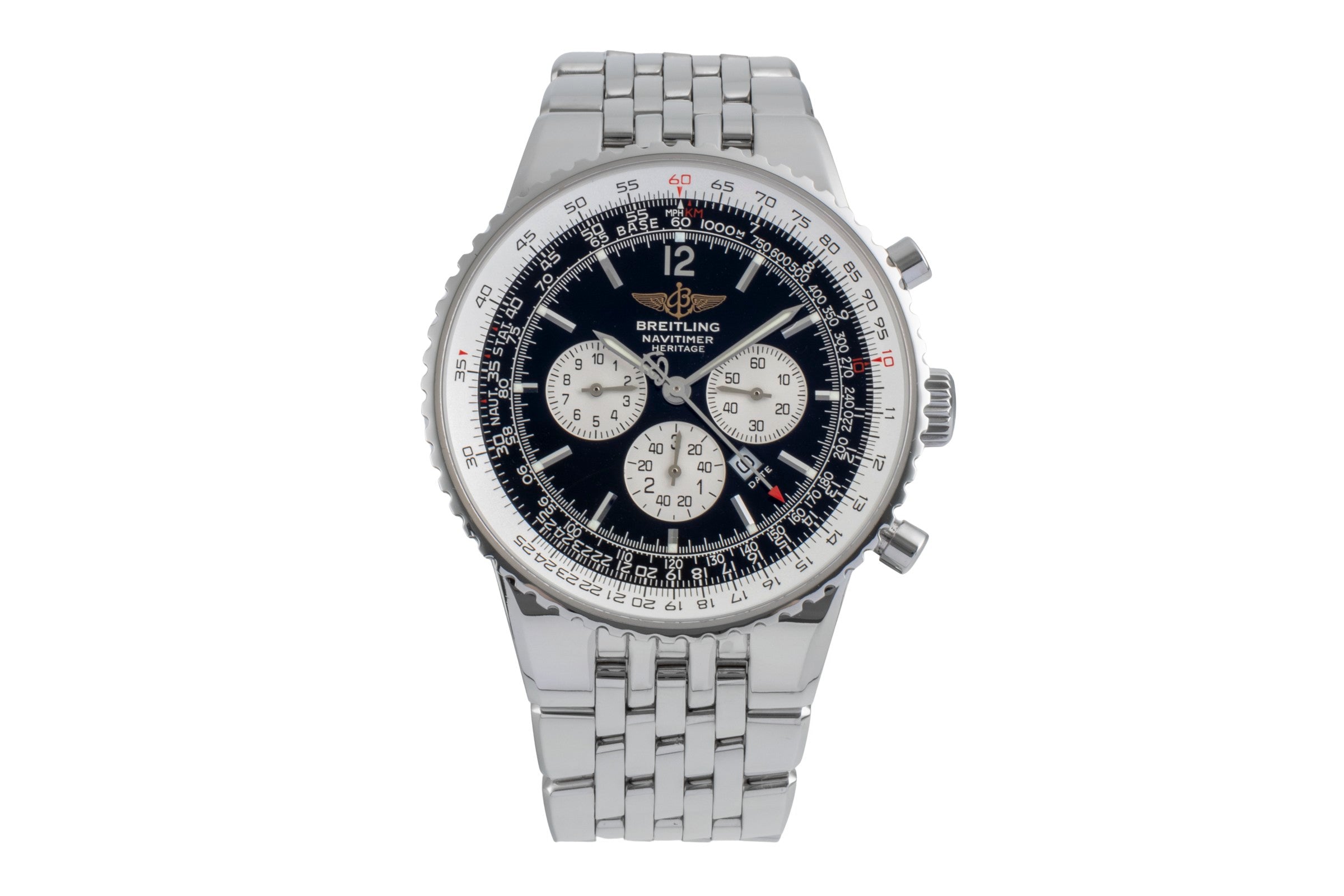 Breitling Navitimer Heritage chronograph steel automatic men's watch A35340  [2505342]