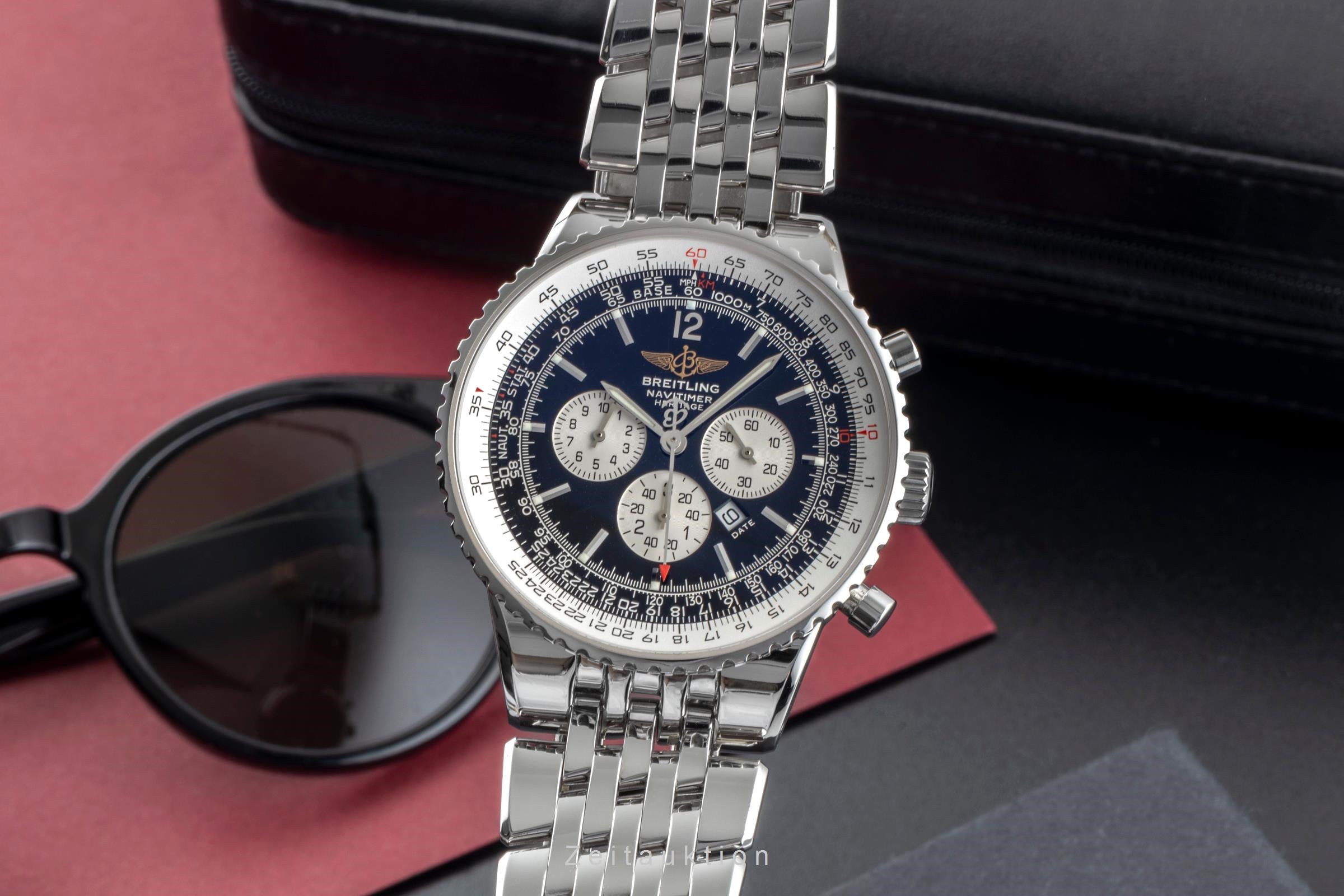 Breitling Navitimer Heritage chronograph steel automatic men's watch A35340  [2505342]