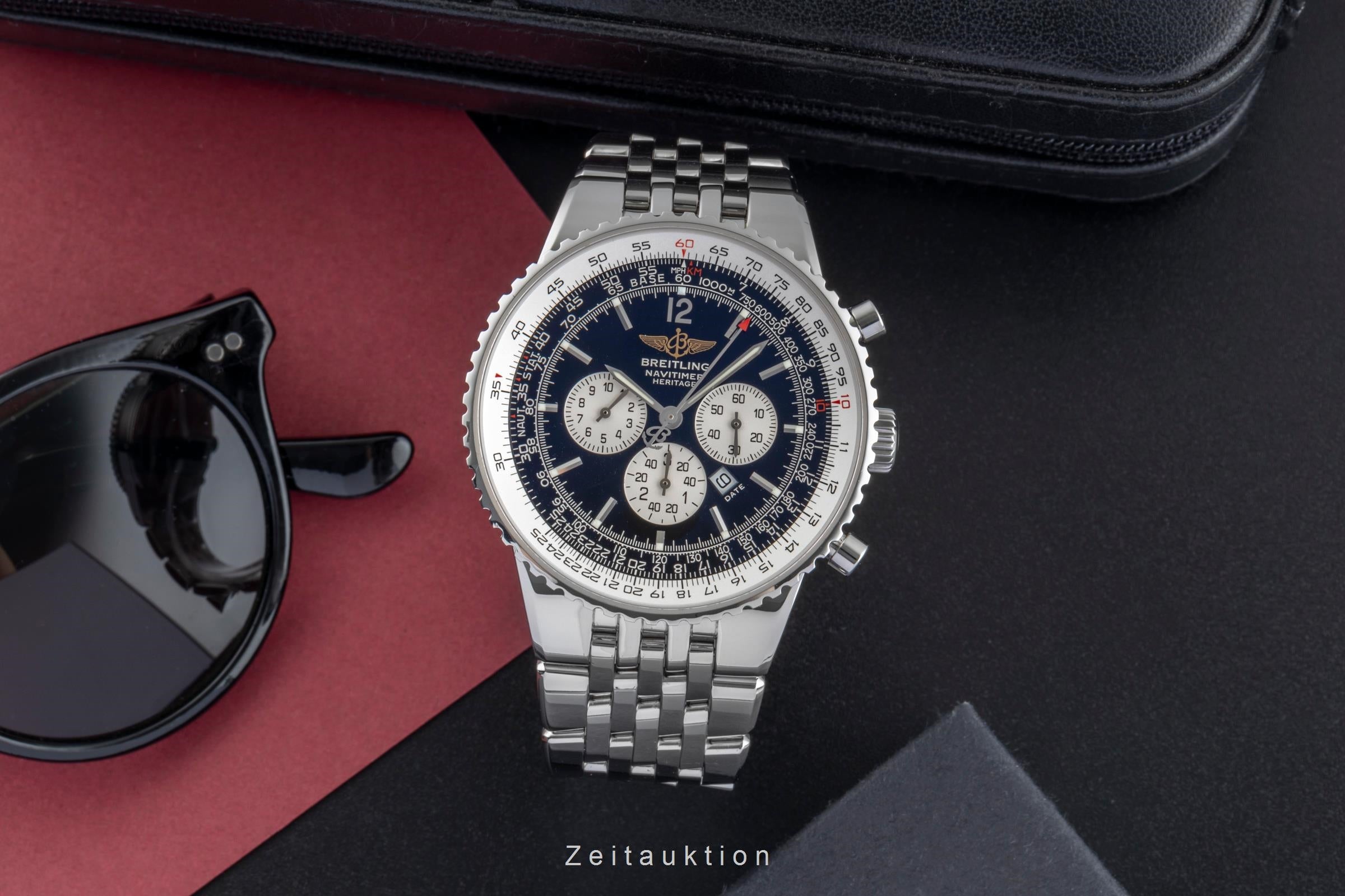 Breitling Navitimer Heritage chronographe acier automatique montre pour hommes A35340  [2505342]