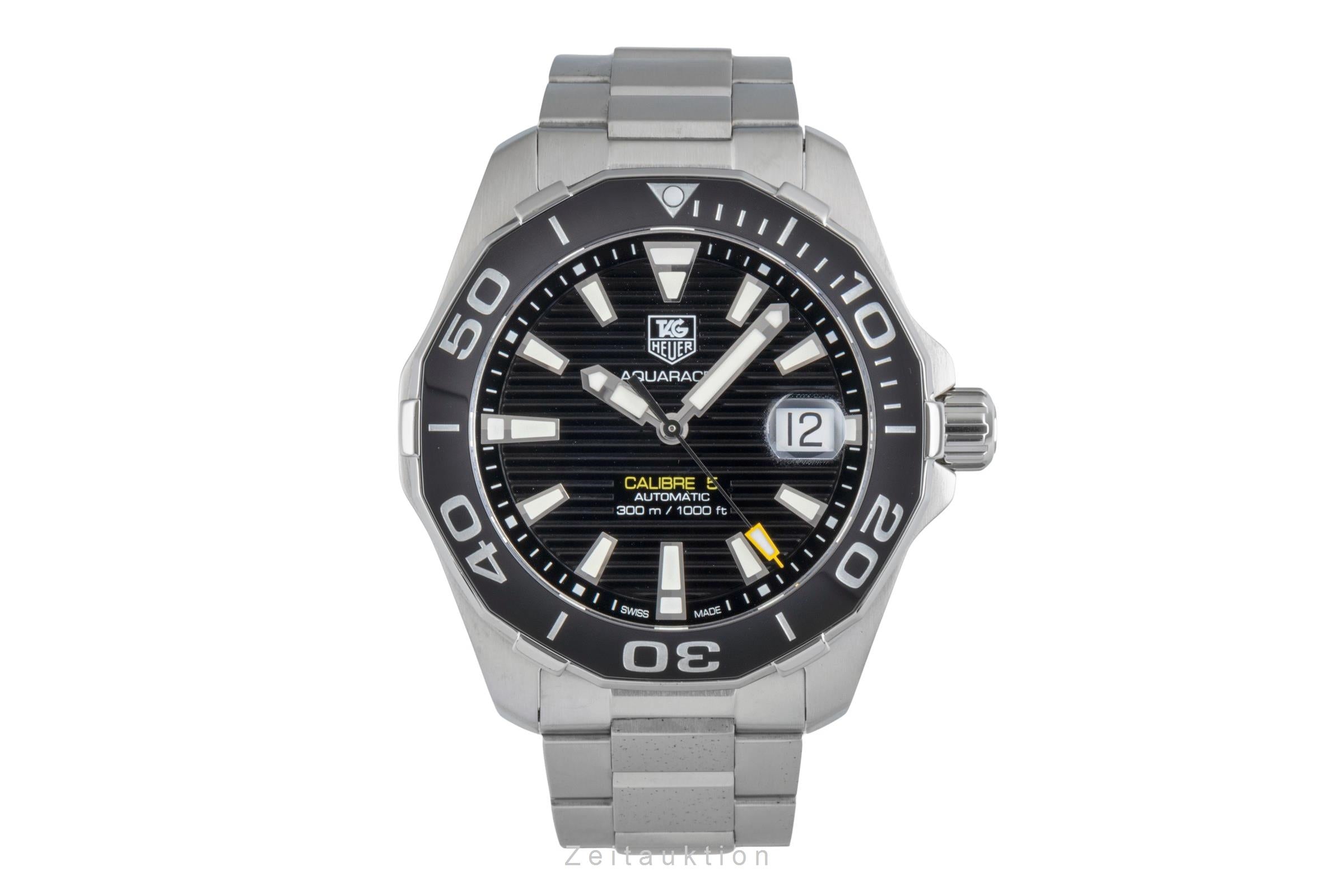 Tag Heuer Aquaracer steel automatic Kal. Calibre 5 Ref. WAY211A-1