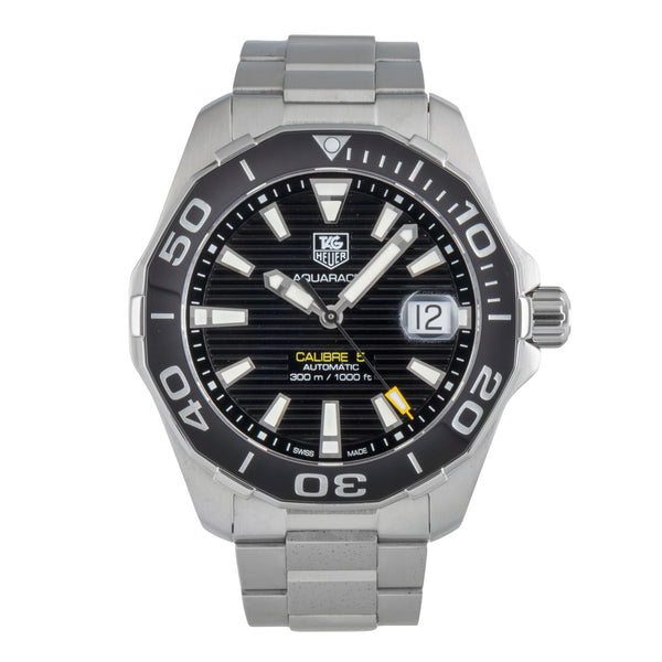 Tag Heuer Aquaracer steel automatic men's watch WAY211A-1  [2505343]