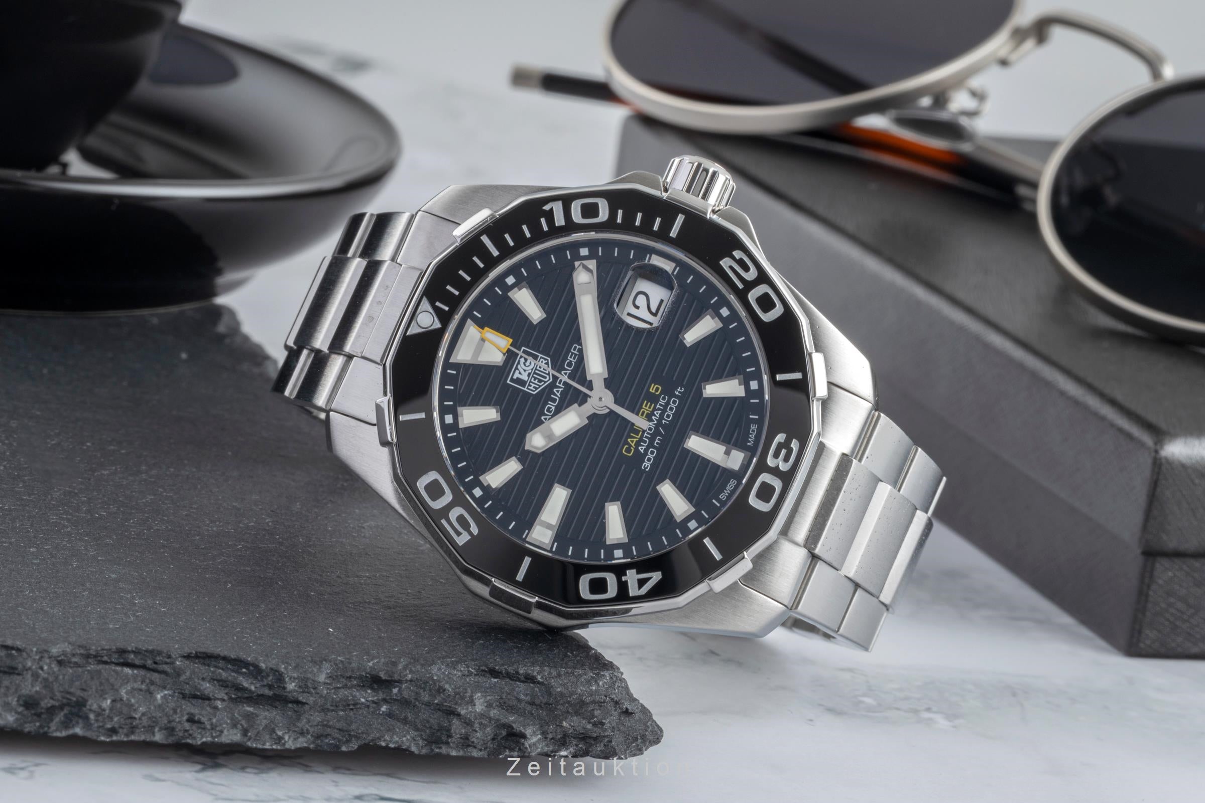 Tag Heuer Aquaracer steel automatic Kal. Calibre 5 Ref. WAY211A-1 Tag Heuer Aquaracer steel automatic Kal. Calibre 5 Ref. WAY211A-1