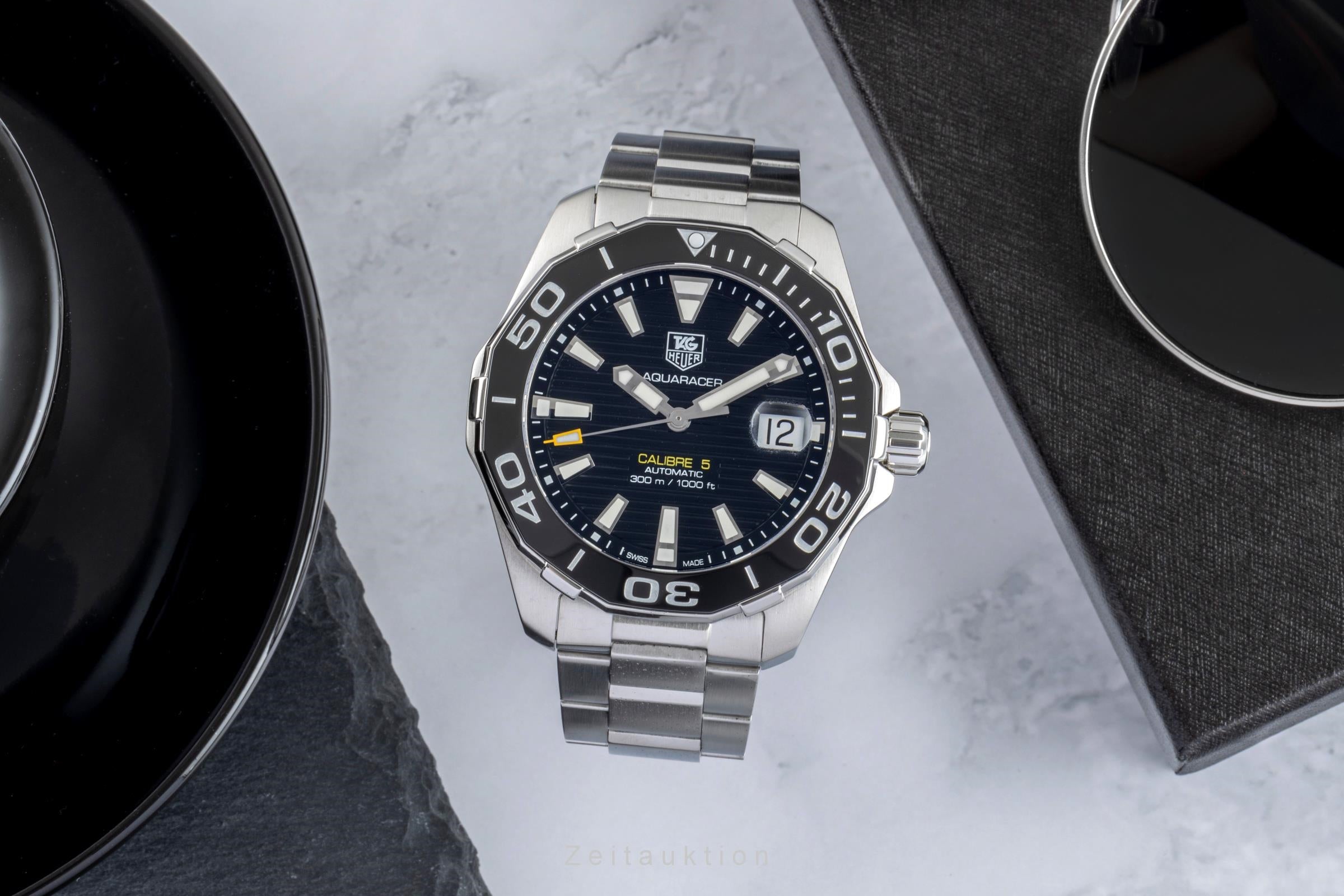 Tag Heuer Aquaracer steel automatic Kal. Calibre 5 Ref. WAY211A-1