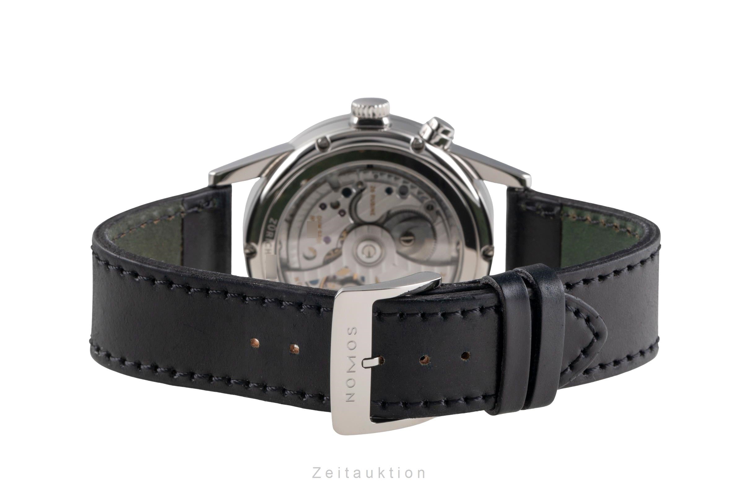 Nomos Zürich Weltzeituhr steel automatic men's watch 805 LP: 4820EUR  [2505344]