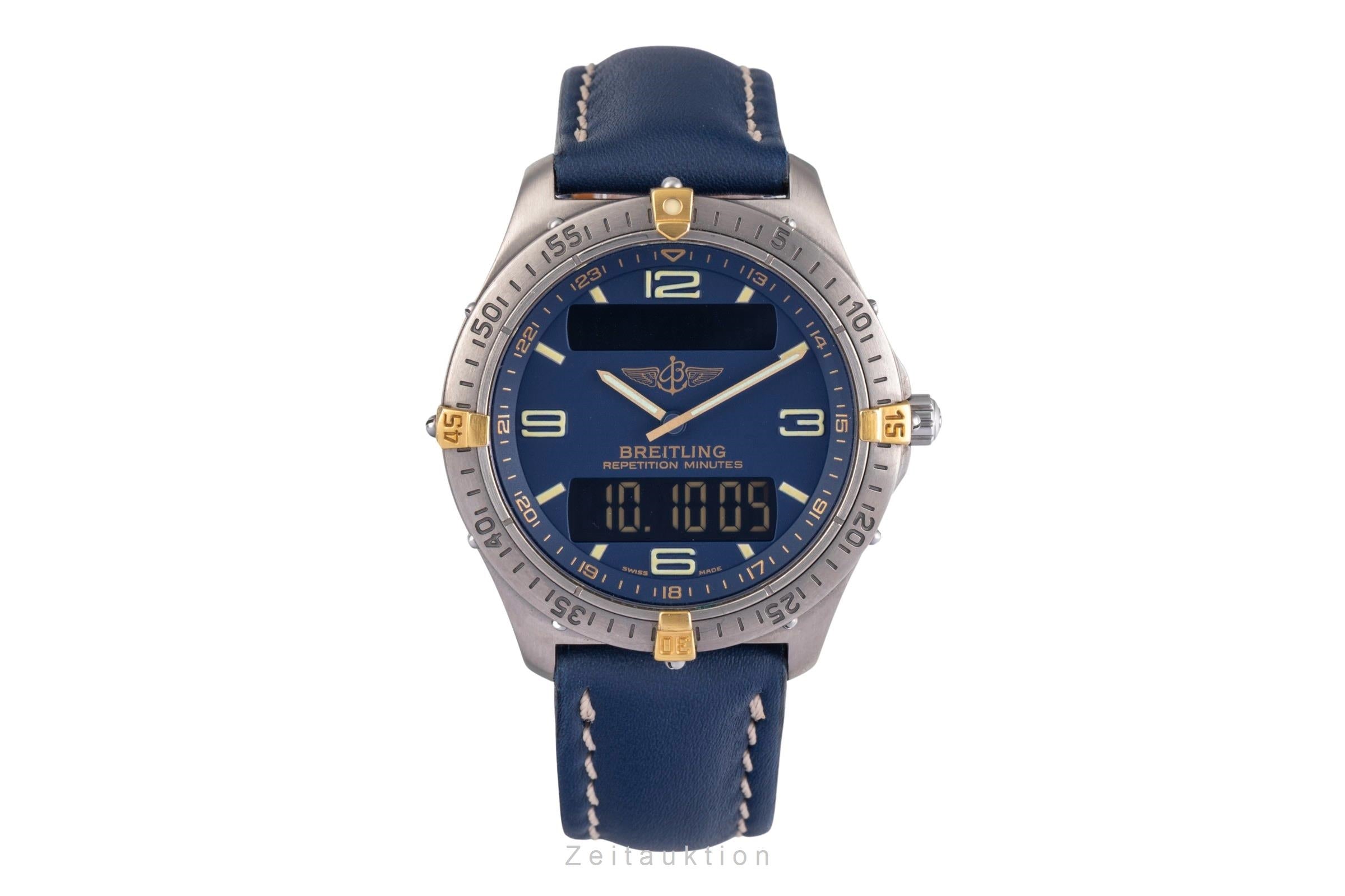 Breitling Aerospace cronografo titanio / oro quarzo orologio da uomo F65062  [2505345]