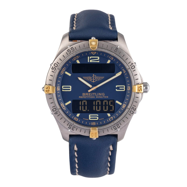 Breitling Aerospace cronografo titanio / oro quarzo orologio da uomo F65062  [2505345]