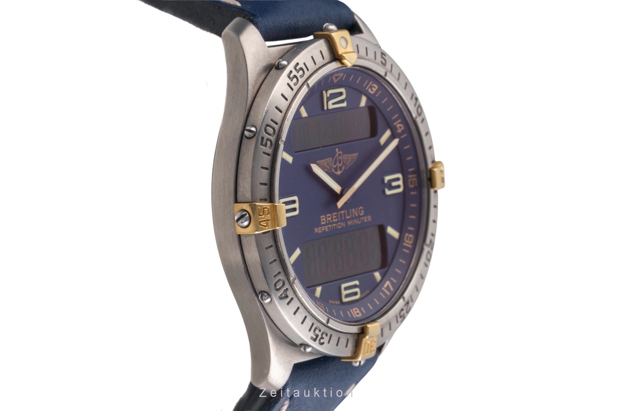 Breitling Aerospace cronografo titanio / oro quarzo orologio da uomo F65062  [2505345]