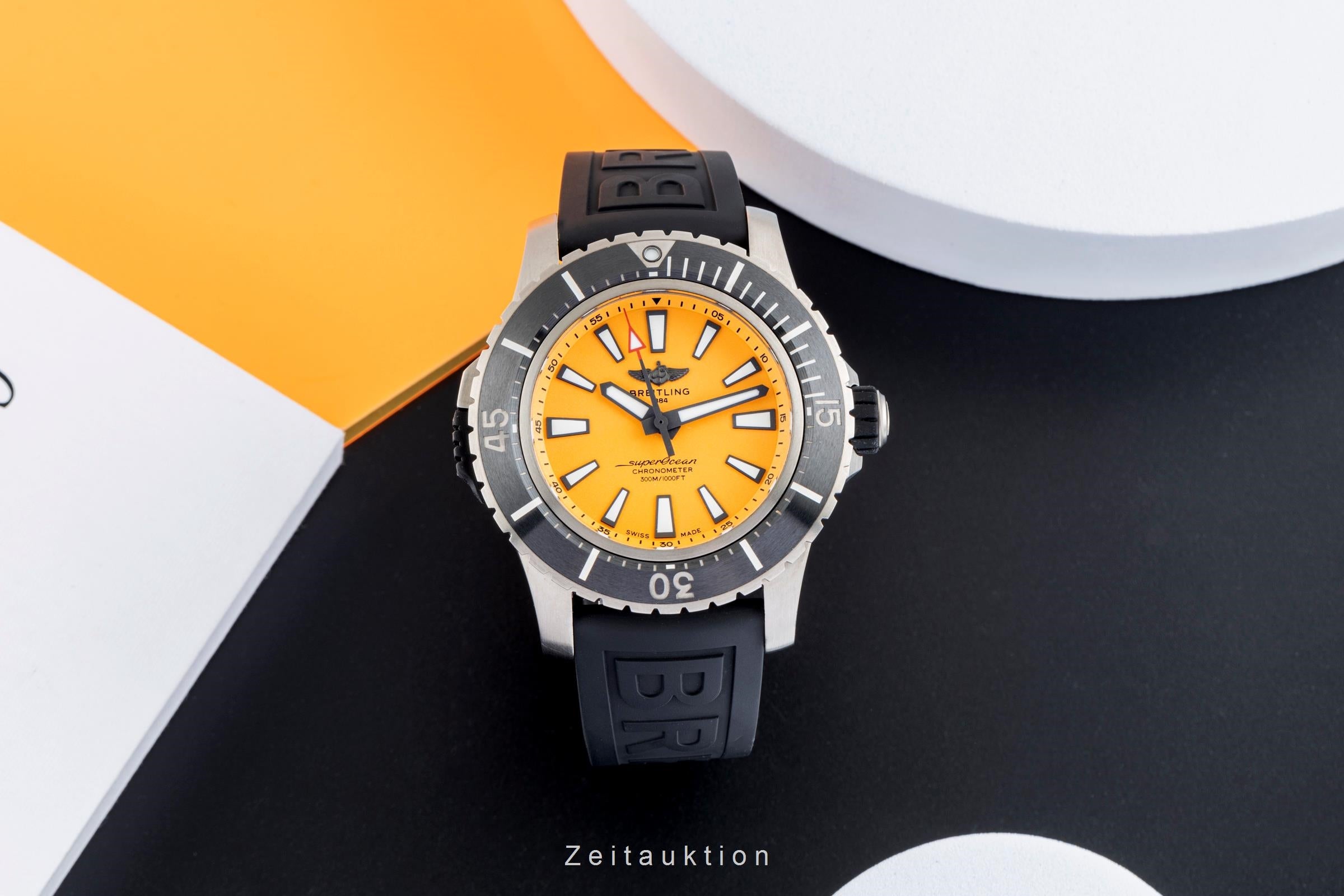 Breitling Superocean titane  automatique montre pour hommes E17369 LP: 6600EUR  [2505348]