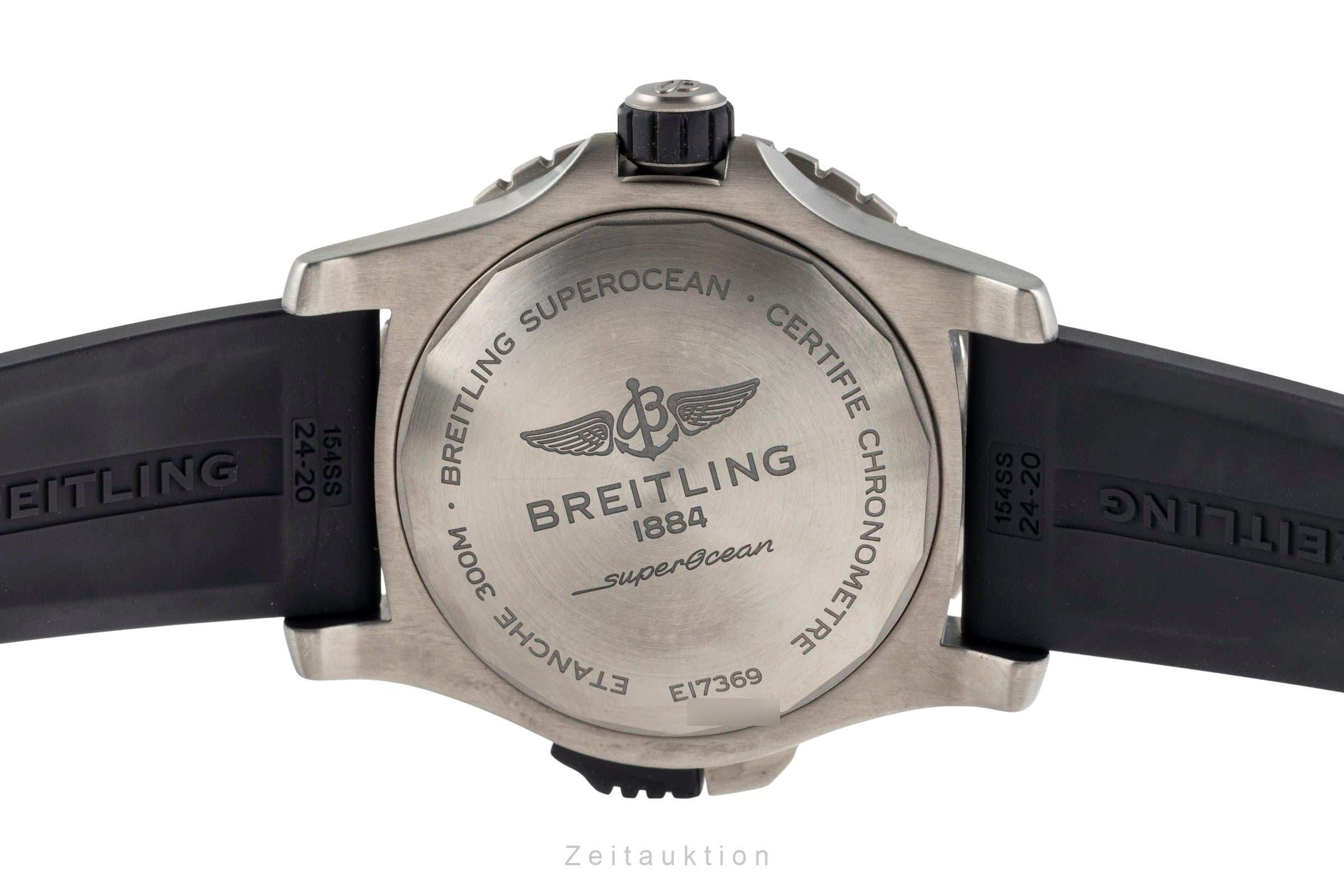 Breitling Superocean titane  automatique montre pour hommes E17369 LP: 6600EUR  [2505348]