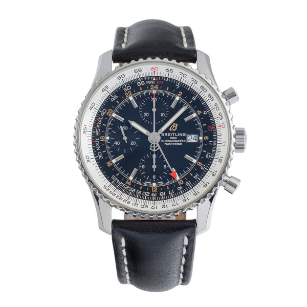 Breitling Navitimer 01 46 chronograph steel automatic men's watch A24322 121B2A1  [2505351]