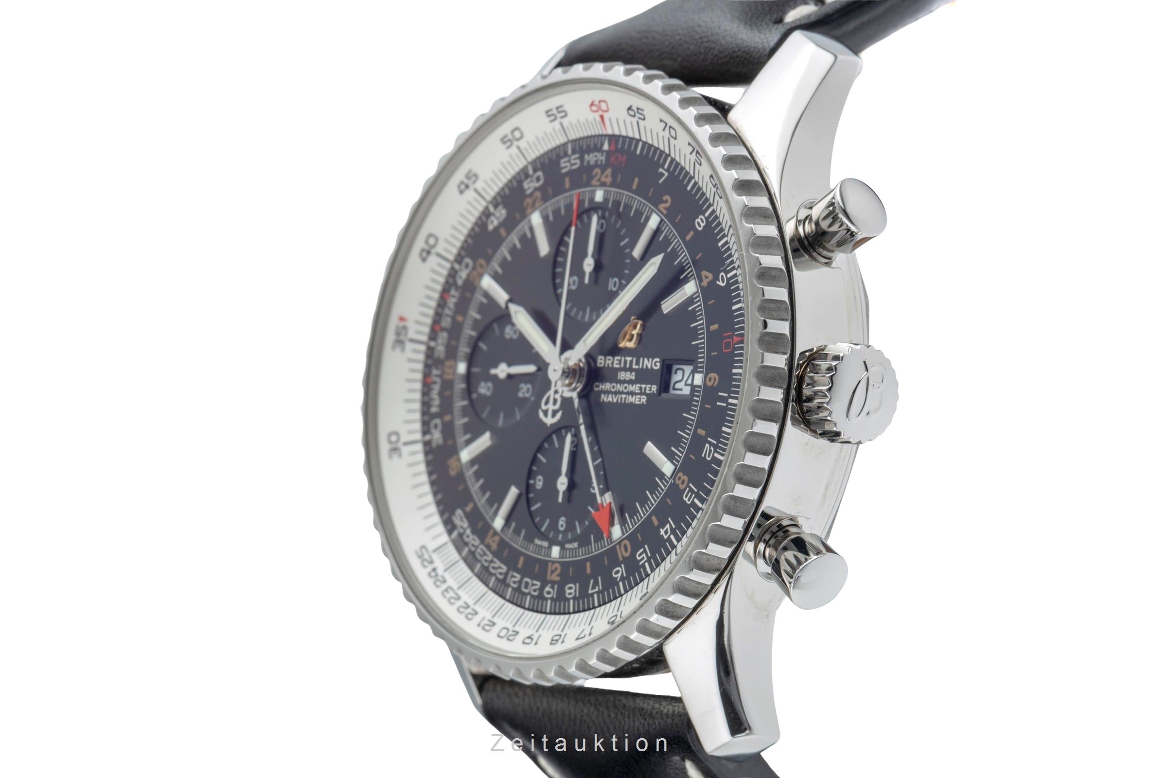 Breitling Navitimer 01 46 chronograph steel automatic men's watch A24322 121B2A1  [2505351]