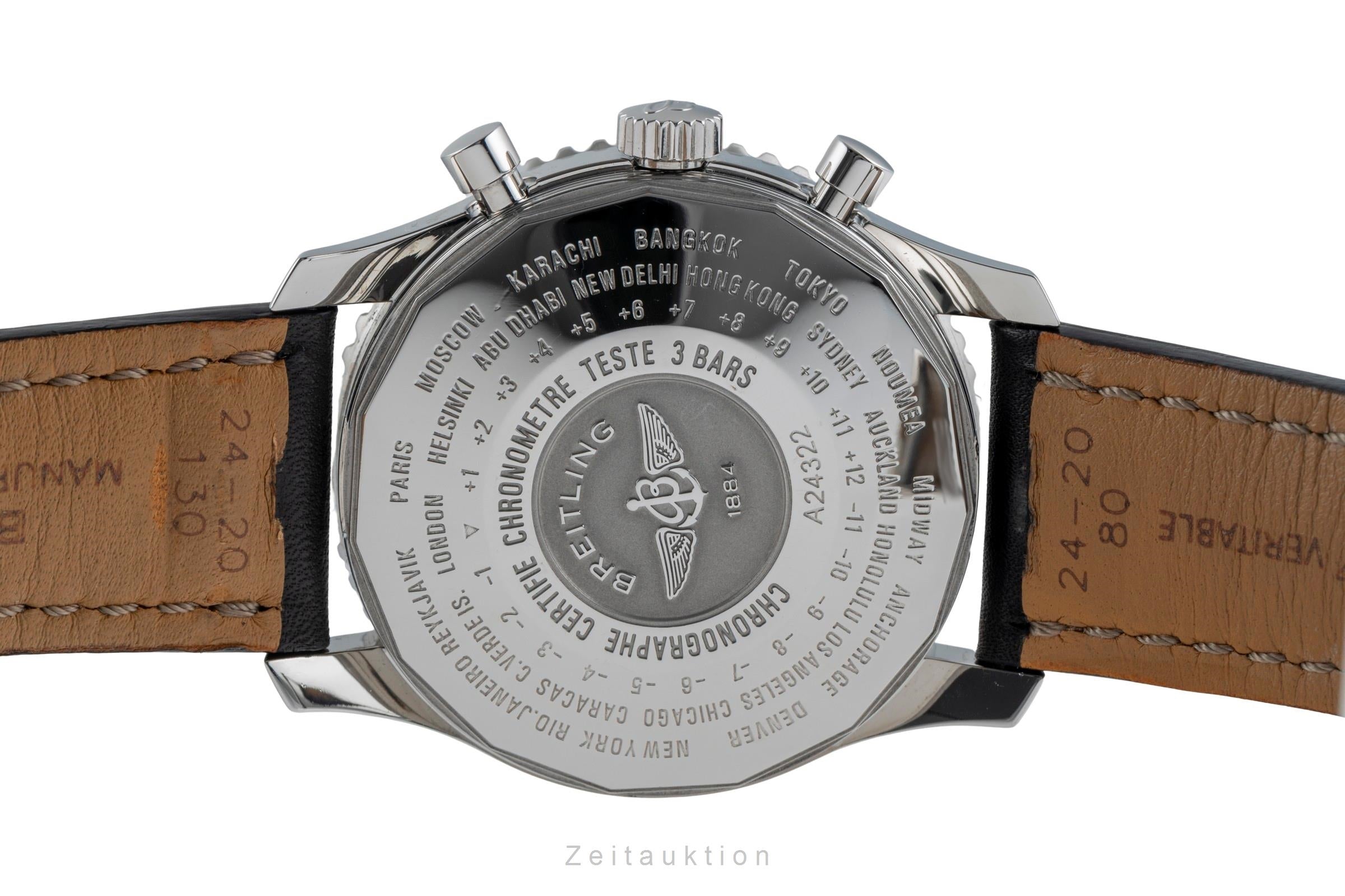 Breitling Navitimer 01 46 chronograph steel automatic men's watch A24322 121B2A1  [2505351]