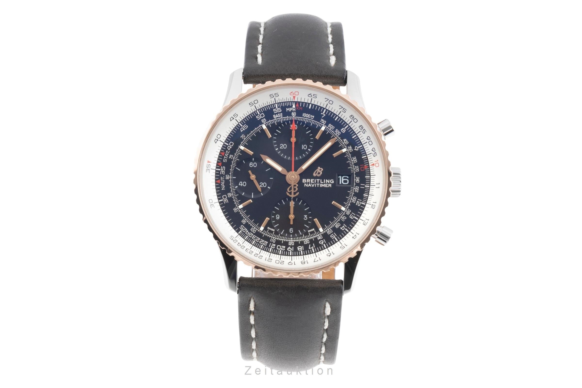 Breitling Navitimer 41 Chronograph Edelstahl / Gold Ref. U13324 B&P NP: 7850,- € [2505352]