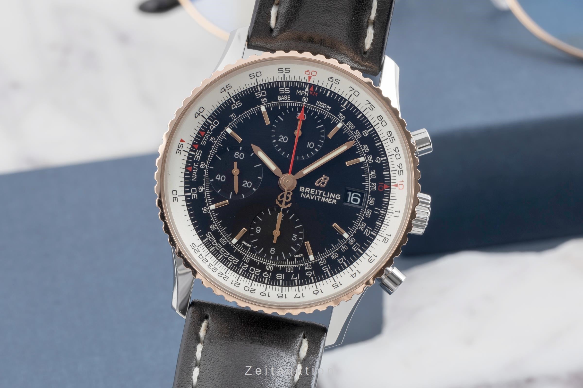 Breitling Navitimer 41 Chronograph Edelstahl / Gold Ref. U13324 B&P NP: 7850,- € [2505352]