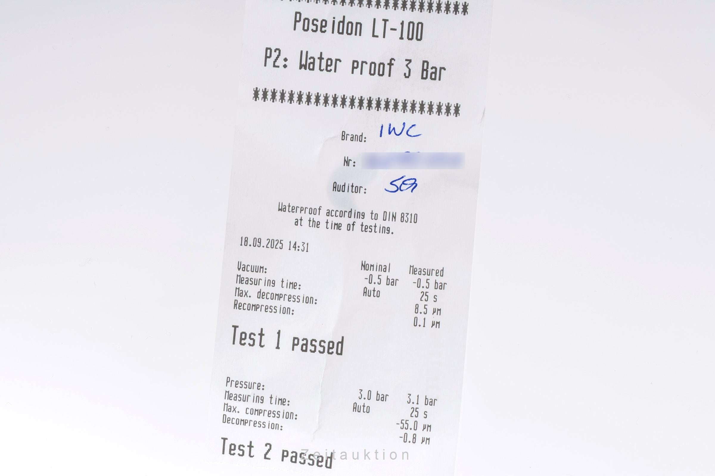 IWC Portugieser steel automatic men's watch IW358304 LP: 7700EUR  [2505353]