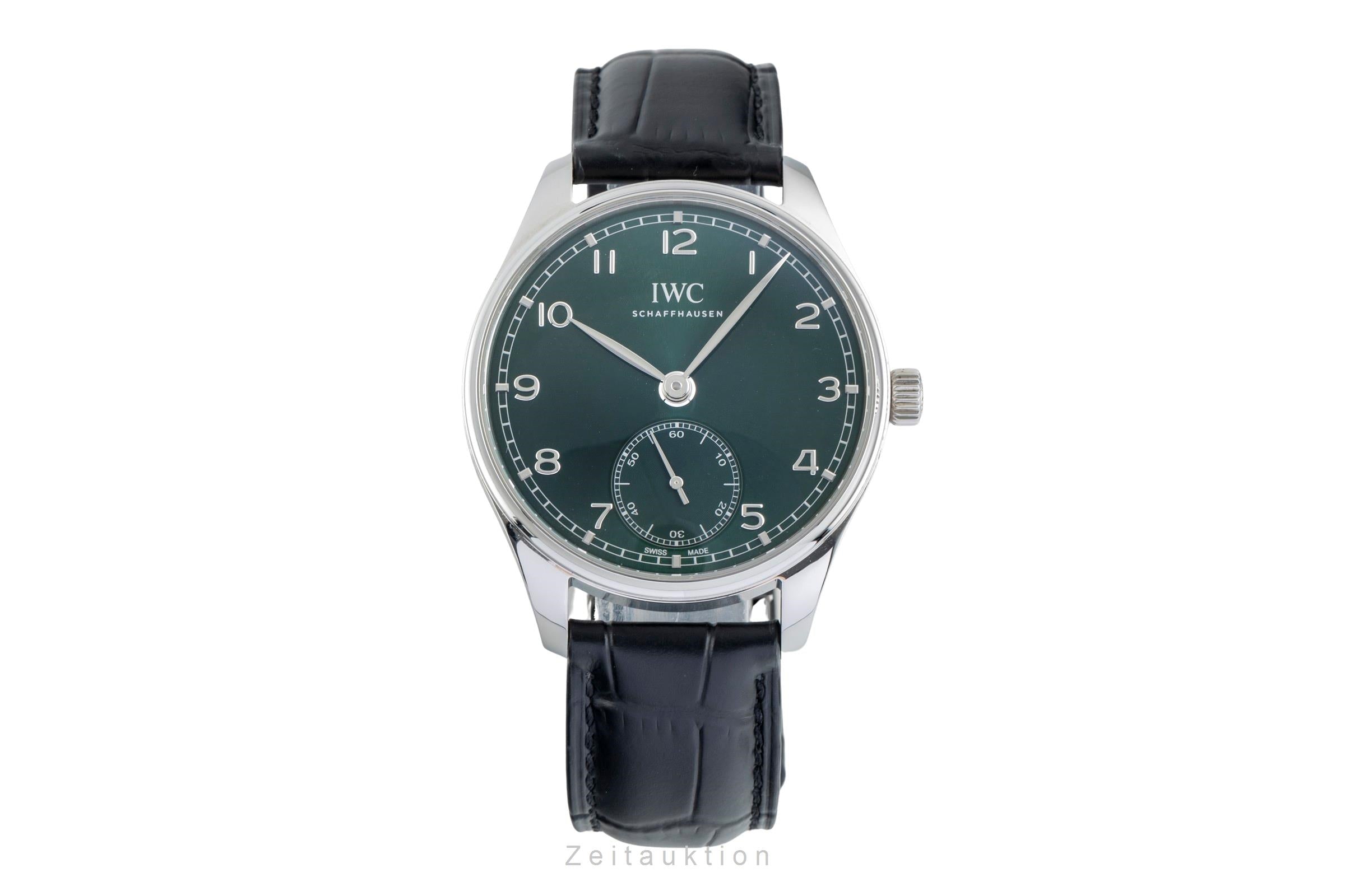 IWC Portugieser acciaio automatismo orologio da uomo IW358310 LP: 7700EUR  [2505354]