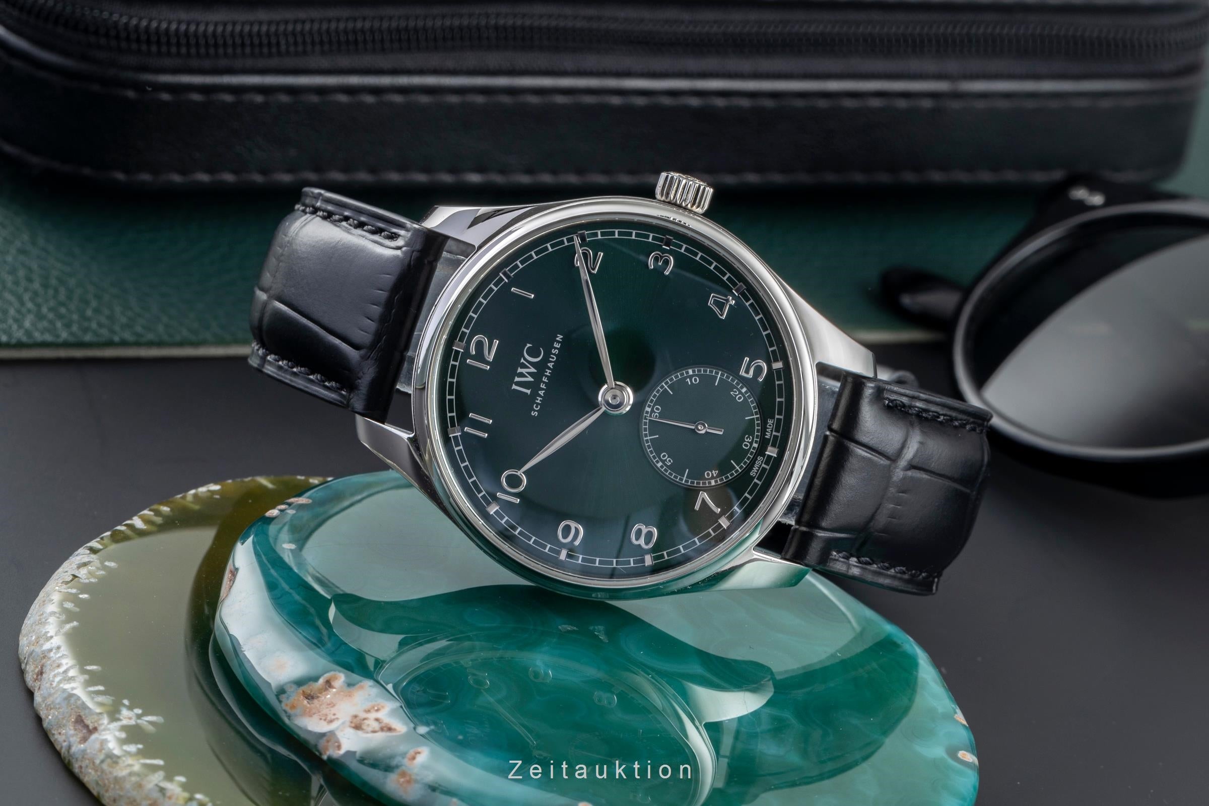 IWC Portugieser acciaio automatismo orologio da uomo IW358310 LP: 7700EUR  [2505354]