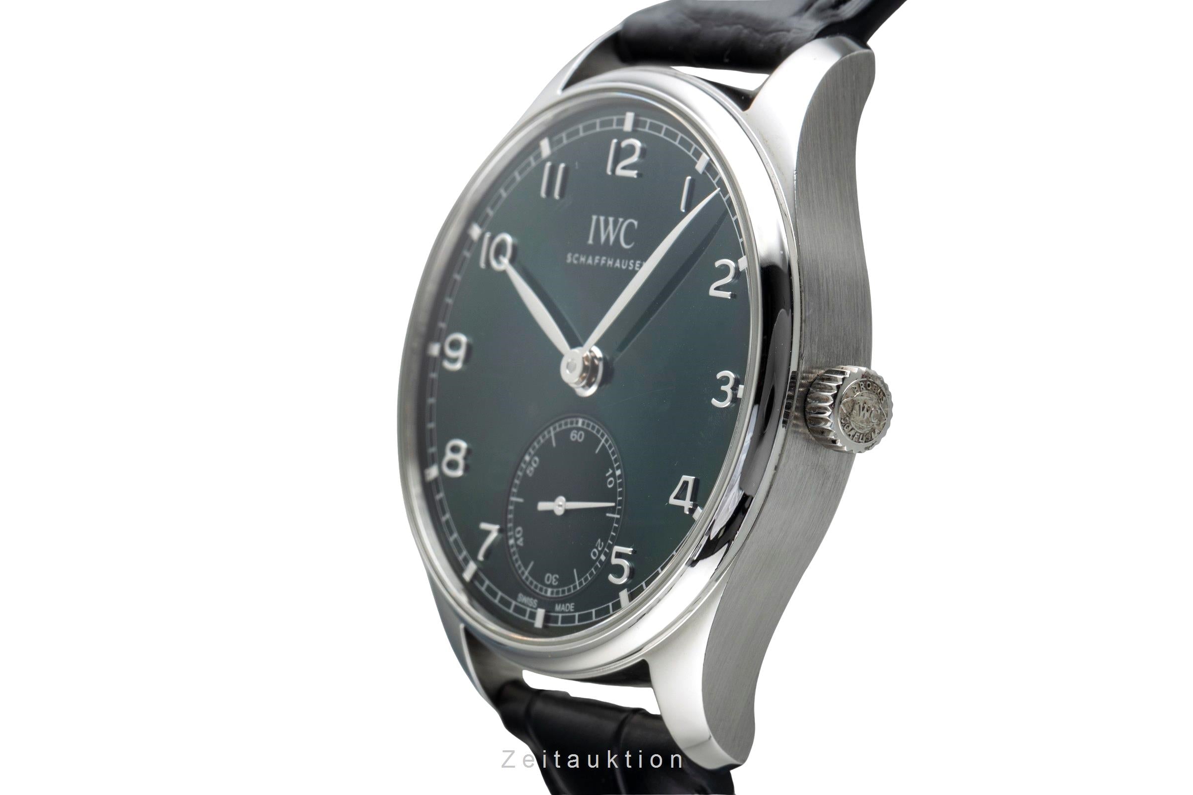IWC Portugieser acciaio automatismo orologio da uomo IW358310 LP: 7700EUR  [2505354]