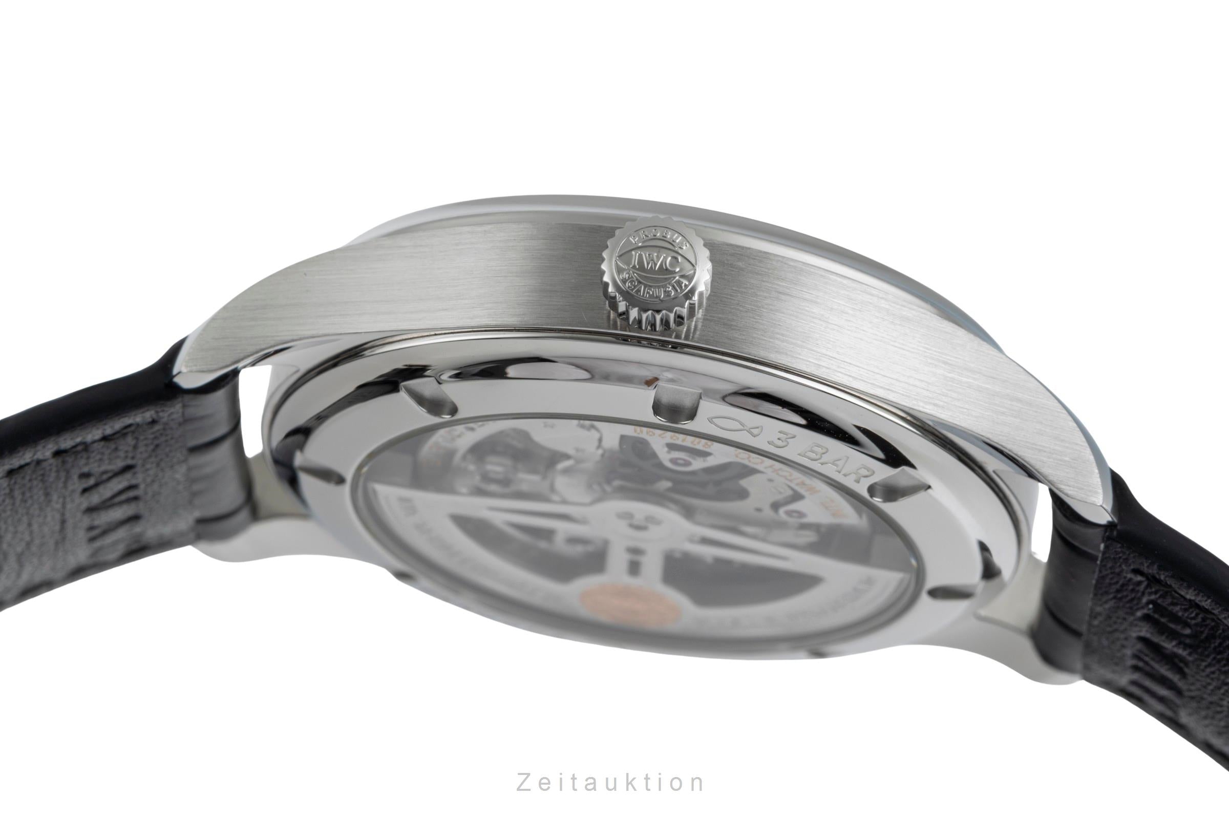 IWC Portugieser acciaio automatismo orologio da uomo IW358310 LP: 7700EUR  [2505354]