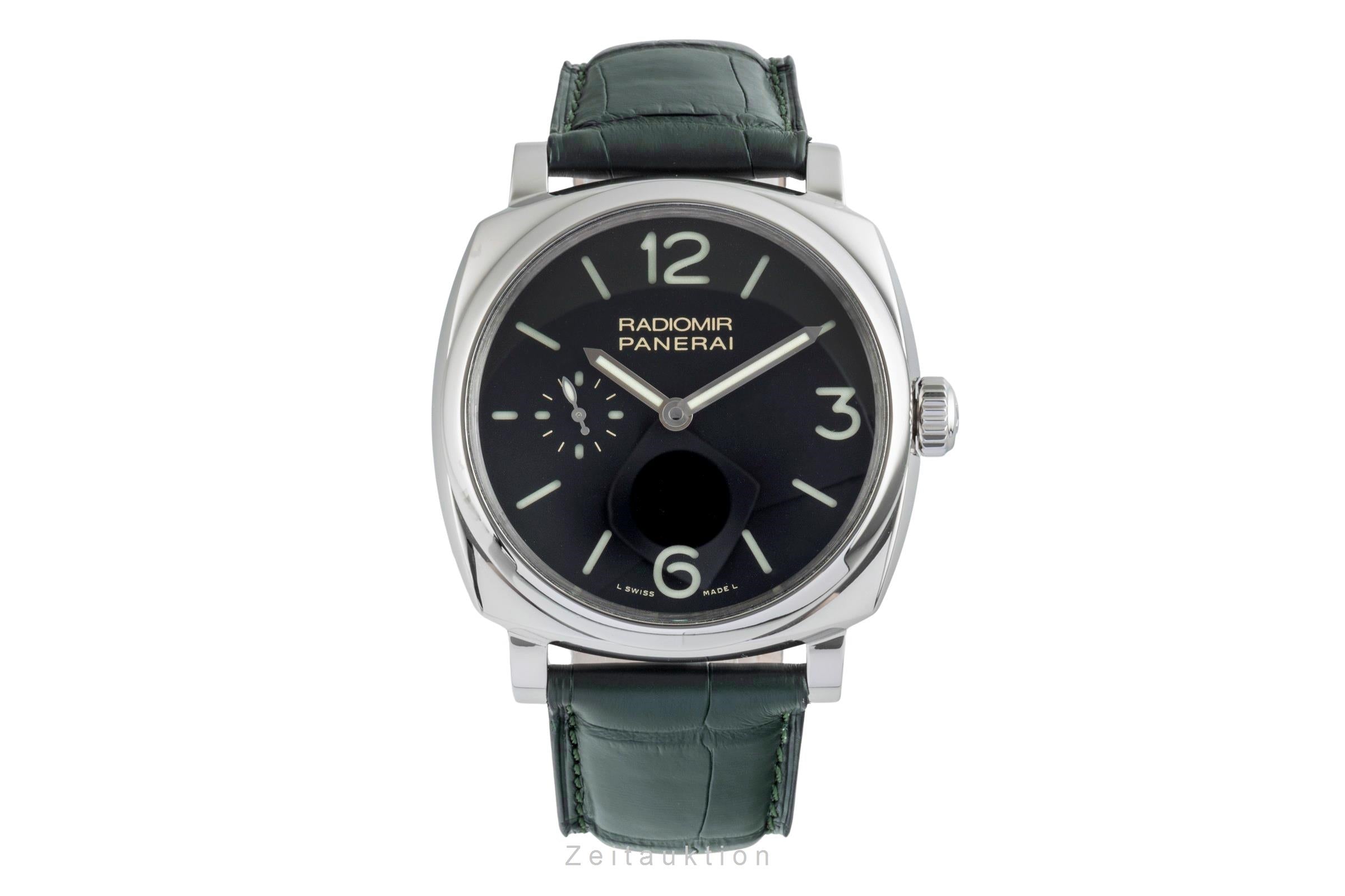 Panerai Radiomir acero cuerda manual reloj para caballeros PAM00574 LP: 7100EUR  [2505356]