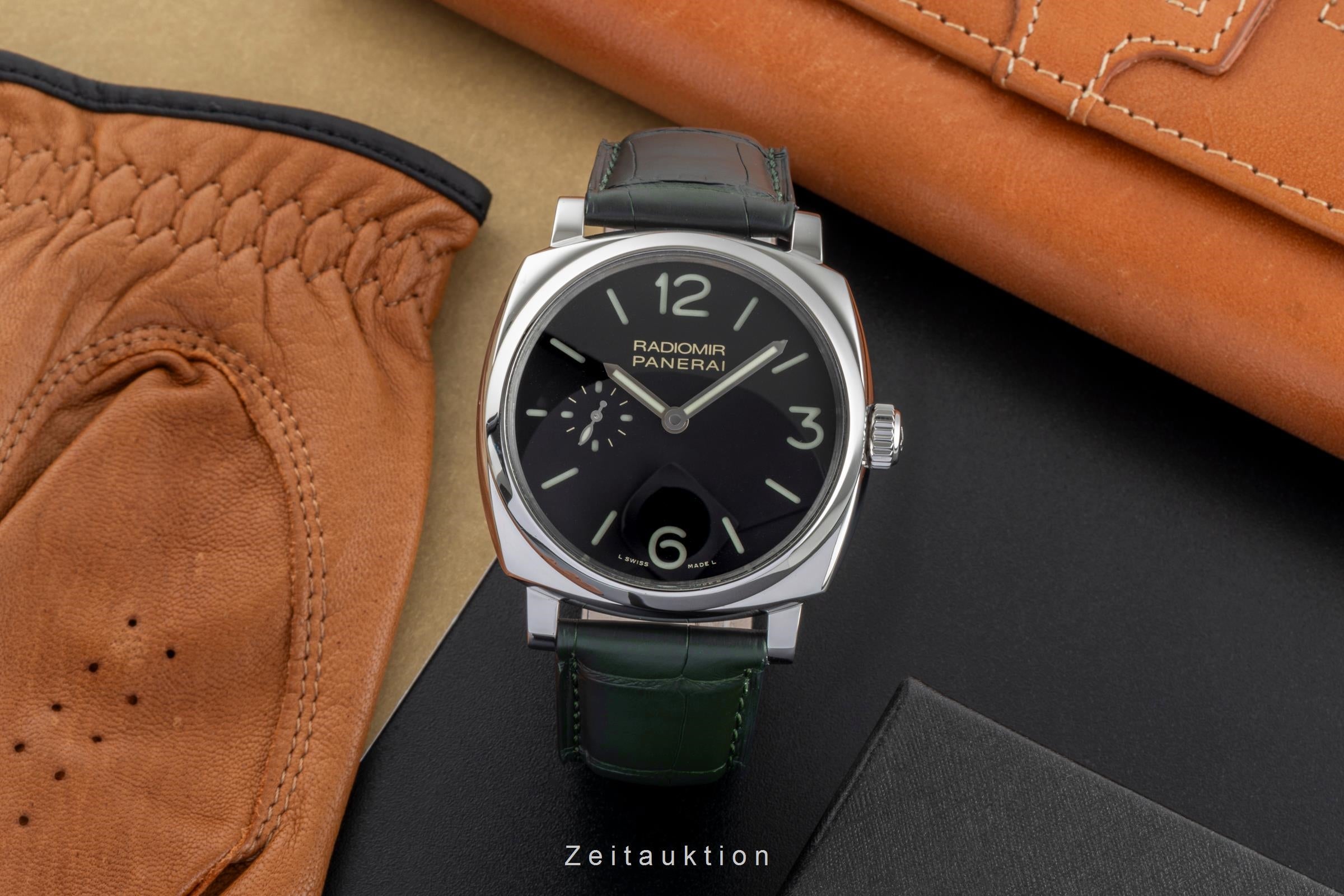 Panerai Radiomir acero cuerda manual reloj para caballeros PAM00574 LP: 7100EUR  [2505356]