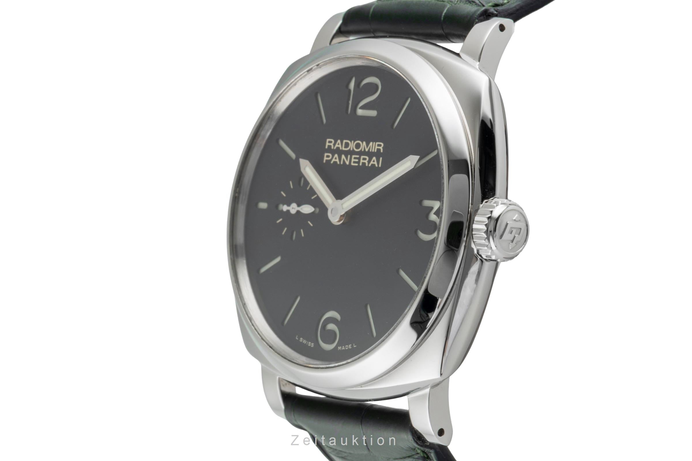 Panerai Radiomir acero cuerda manual reloj para caballeros PAM00574 LP: 7100EUR  [2505356]