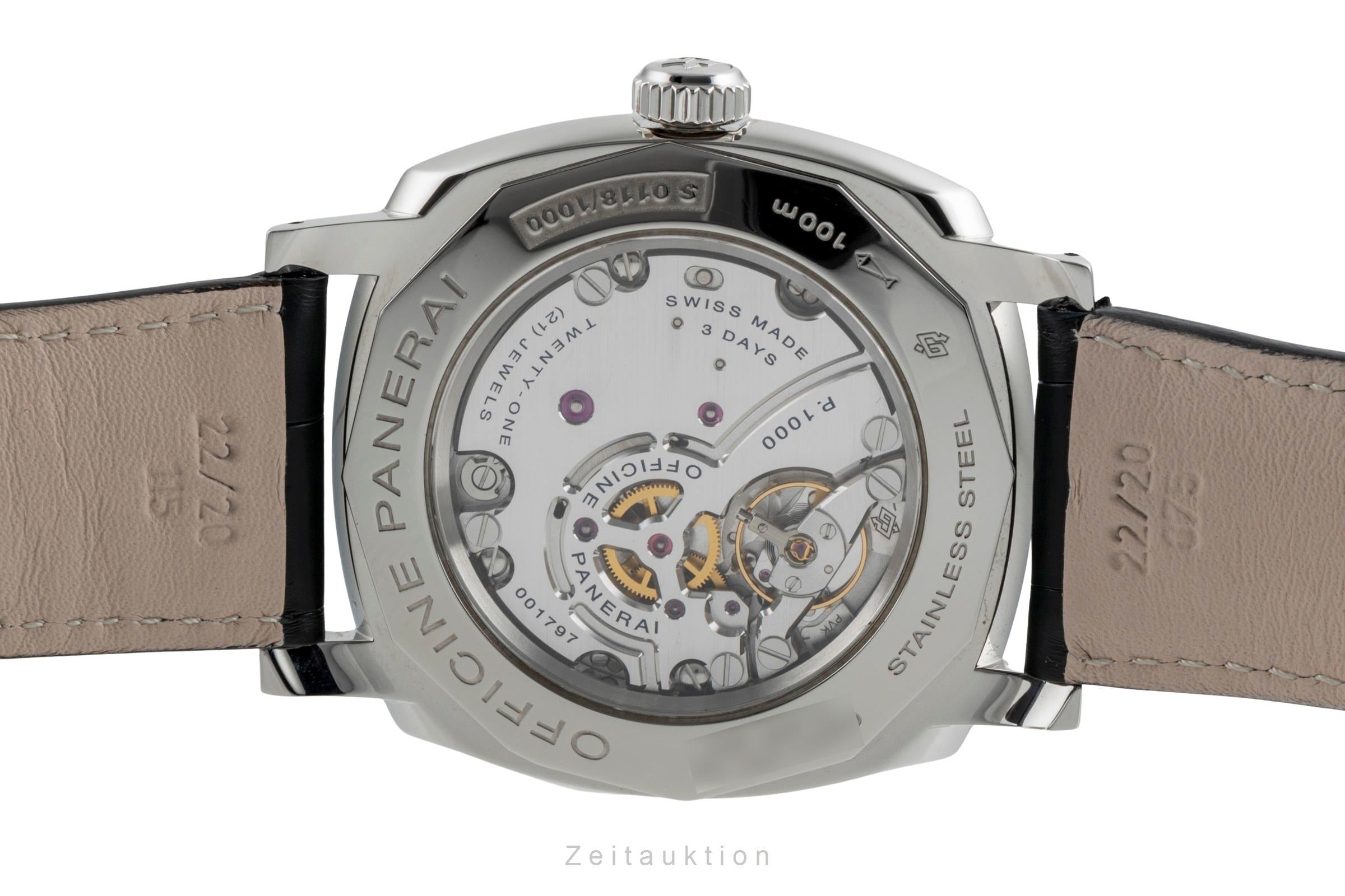 Panerai Radiomir acero cuerda manual reloj para caballeros PAM00574 LP: 7100EUR  [2505356]