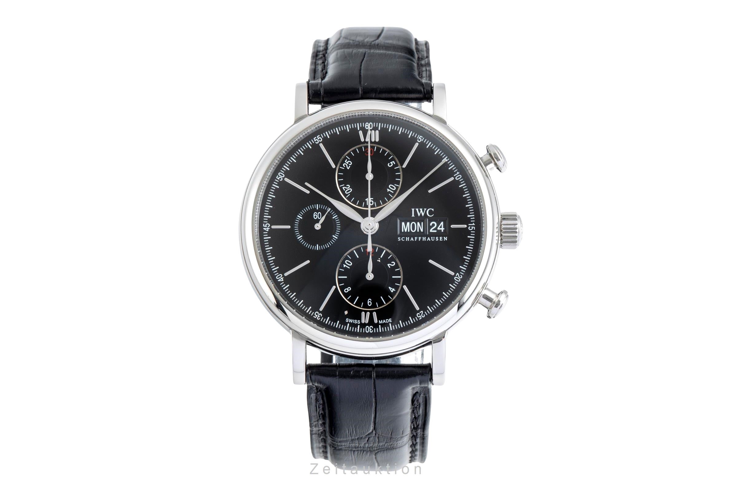 IWC Portofino cronografo acciaio automatismo orologio da uomo IW391002 LP: 7100EUR  [2505365]