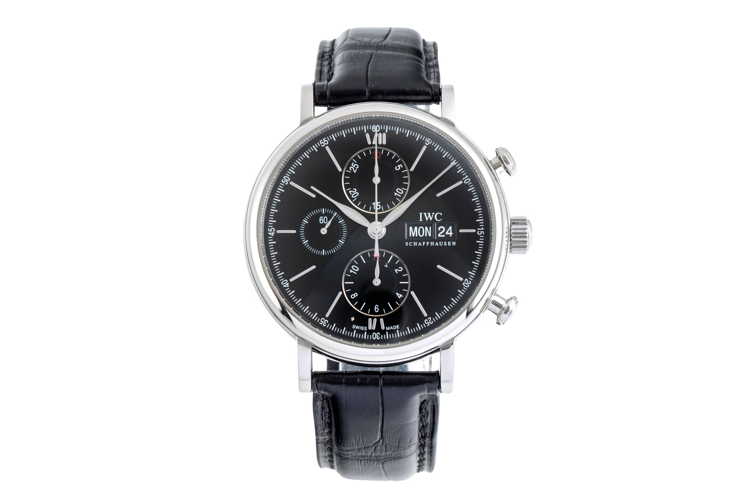 IWC Portofino cronografo acciaio automatismo orologio da uomo IW391002 LP: 7100EUR  [2505365]